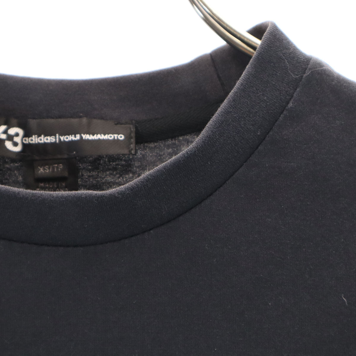 Y-3 ワイスリー バックプリント 半袖 Tシャツ XS ブラック ヨウジヤマモト adidas レディース