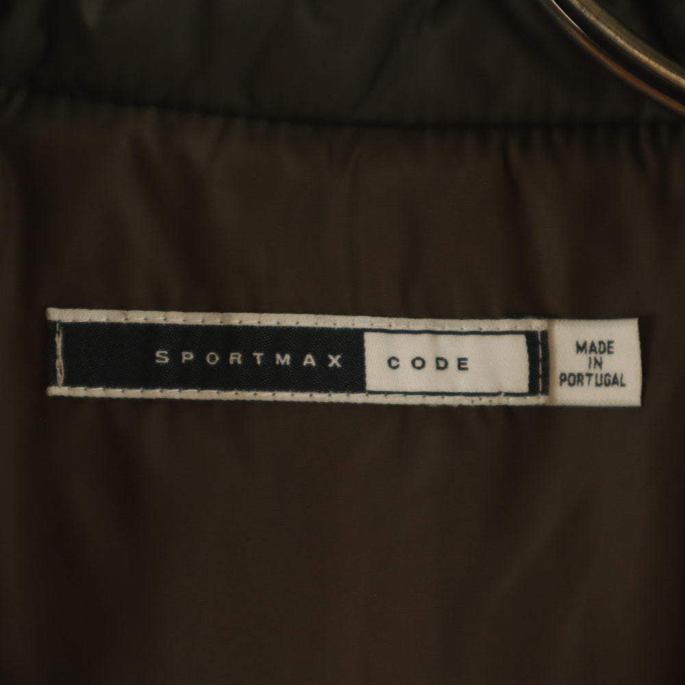 SPORTMAX CODE スポーツマックスコード ポルトガル製 中綿ジャケット 38 カーキ レディース