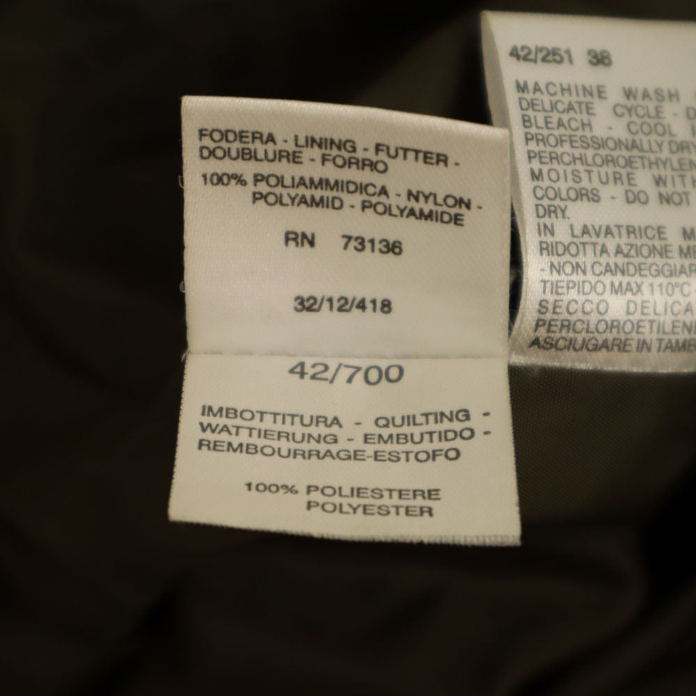 SPORTMAX CODE スポーツマックスコード ポルトガル製 中綿ジャケット 38 カーキ レディース