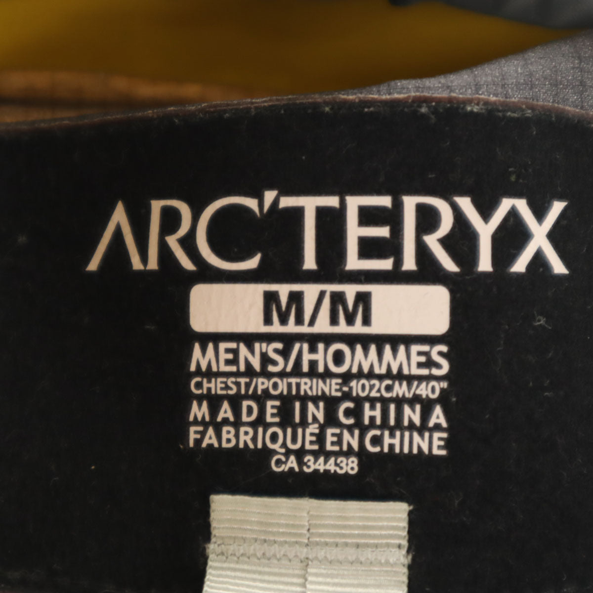 ARC'TERYX アークテリクス GORE-TEX ナイロンジャケット M イエロー BETA LT JACKET メンズ