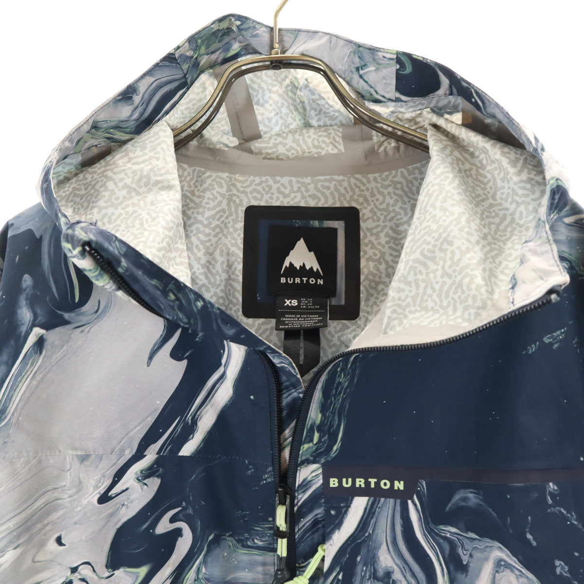 BURTON バートン レインジャケット XS グレー フーディー メンズ