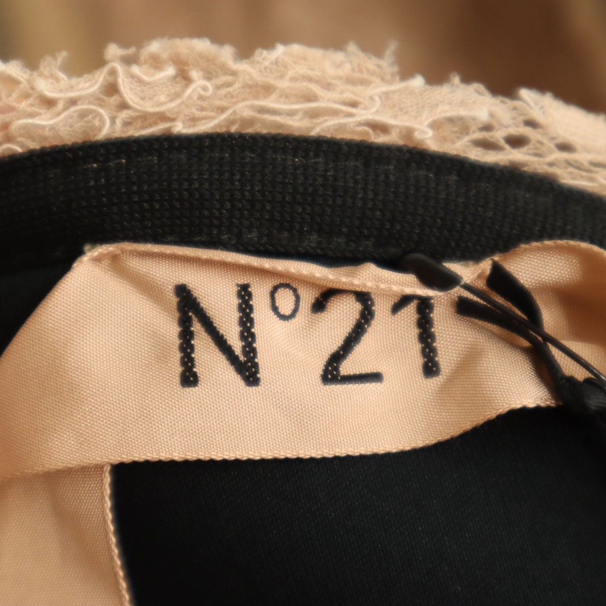 未使用 N°21 ヌメロ ヴェントゥーノ イタリア製 ノースリーブ ボディスーツ ビスチェ 40 ライトブルー レディース