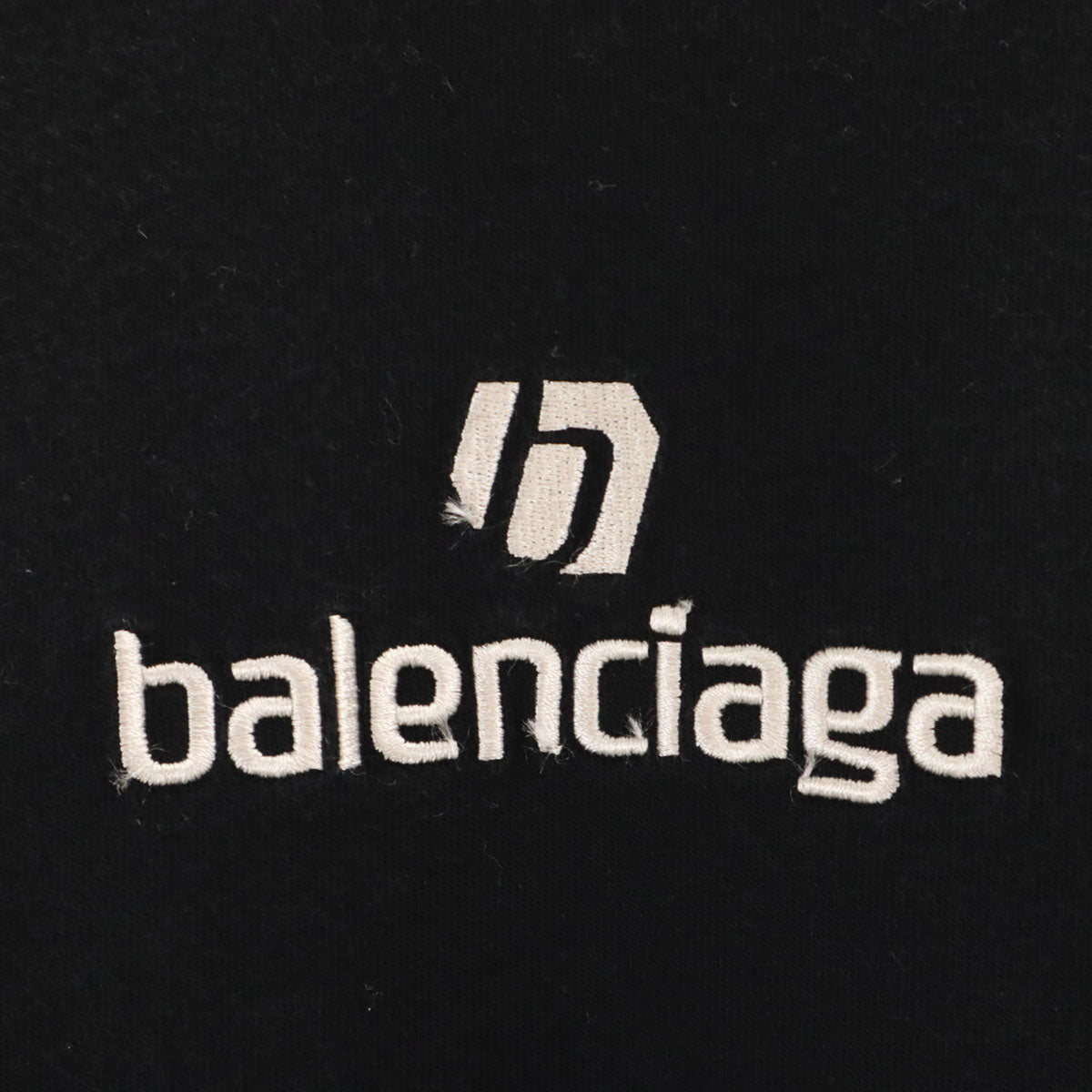 BALENCIAGA バレンシアガ ポルトガル製 長袖 Tシャツ S ブラック メンズ