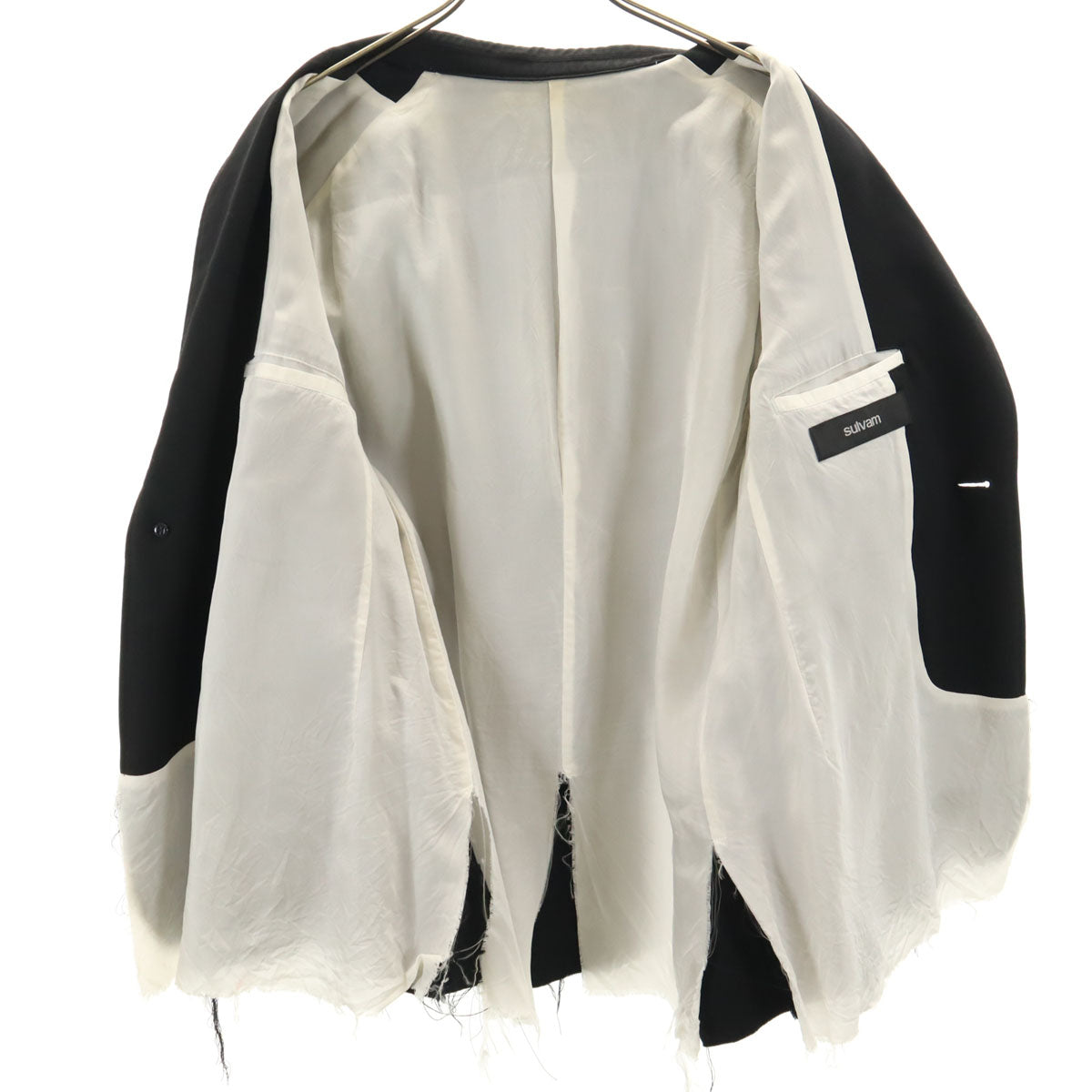 sulvam サルバム 日本製 テーラードジャケット M ブラック メンズ