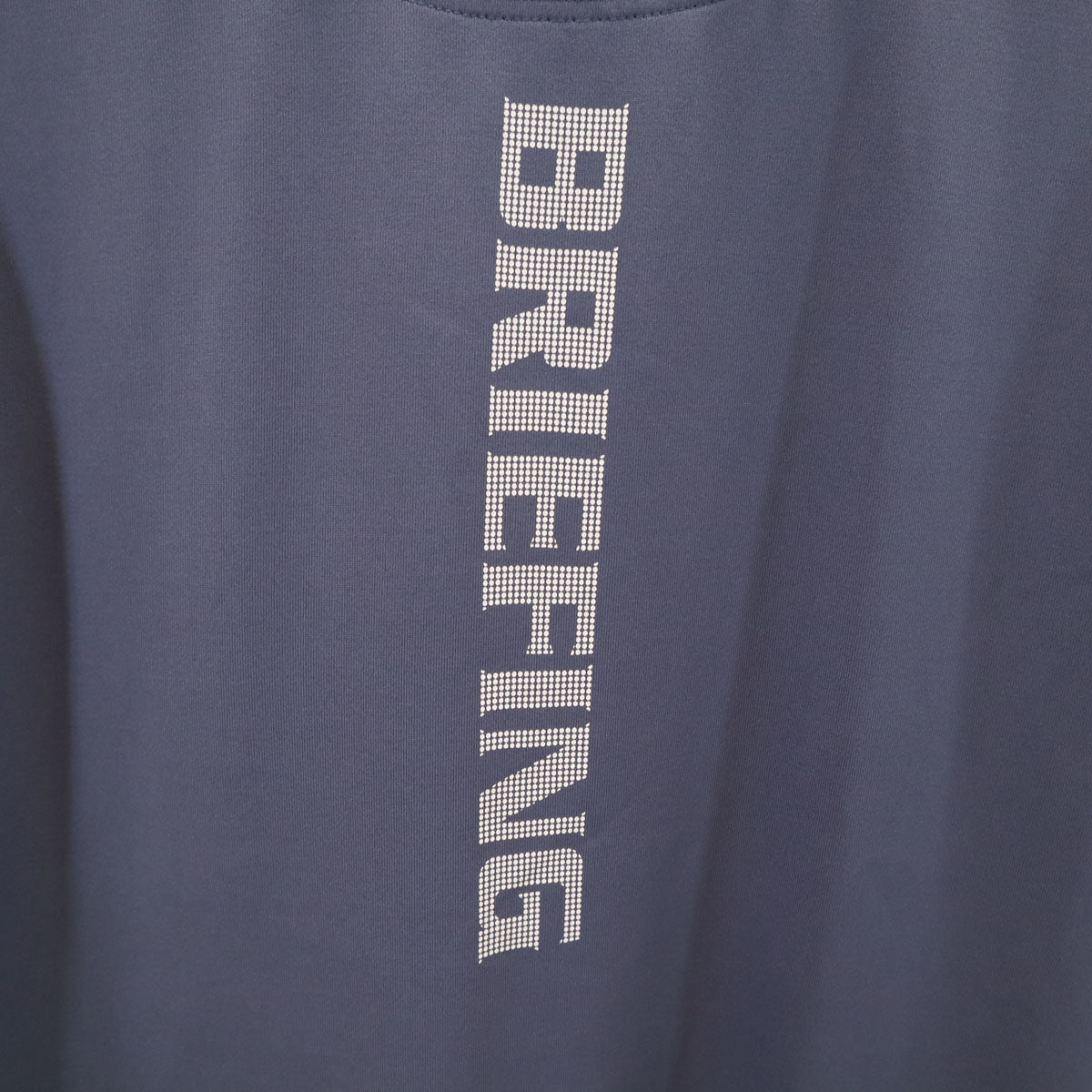 BRIEFING ブリーフィング 半袖 モックネック Tシャツ M チャコールグレー メンズ