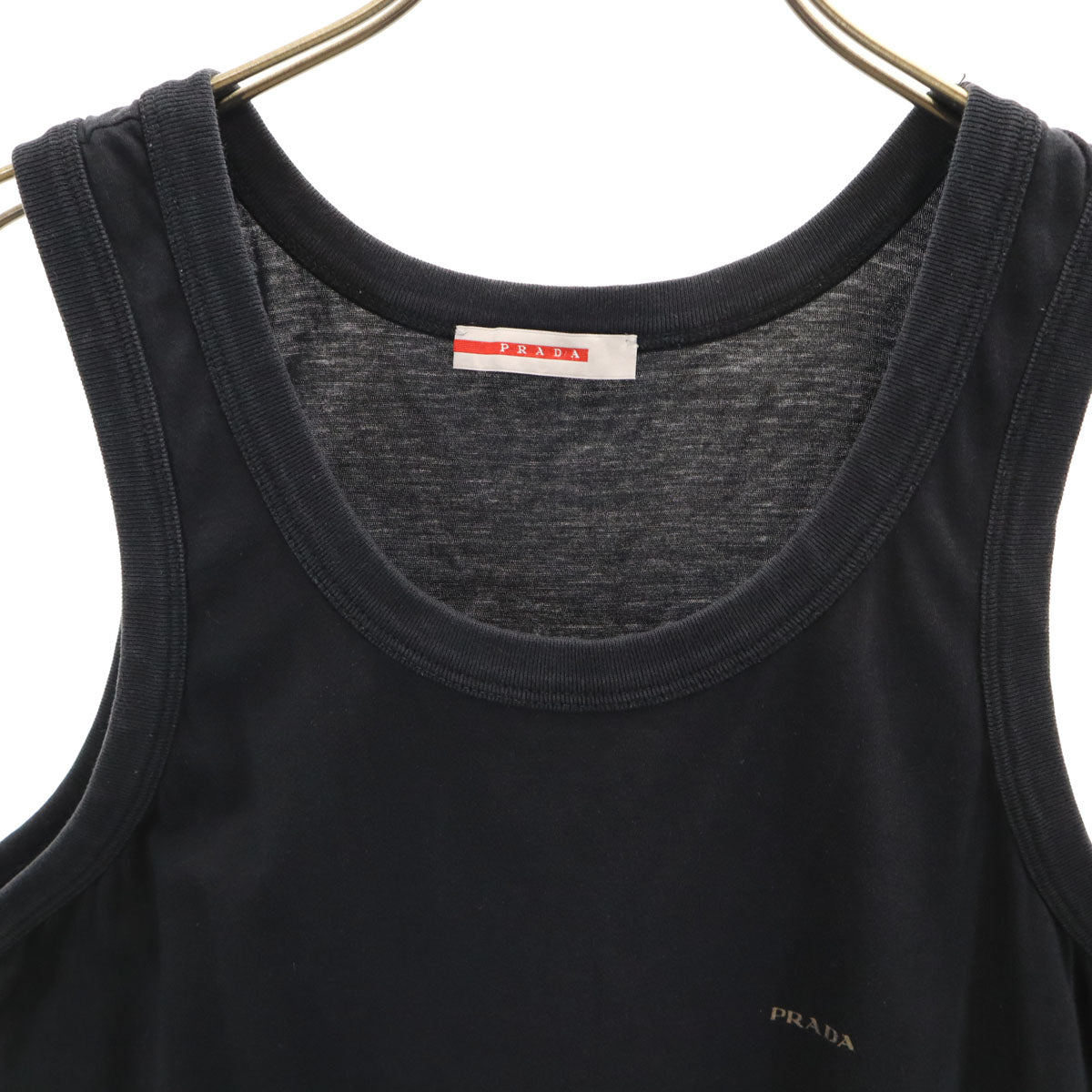 PRADA プラダ タンクトップ S ブラック レディース