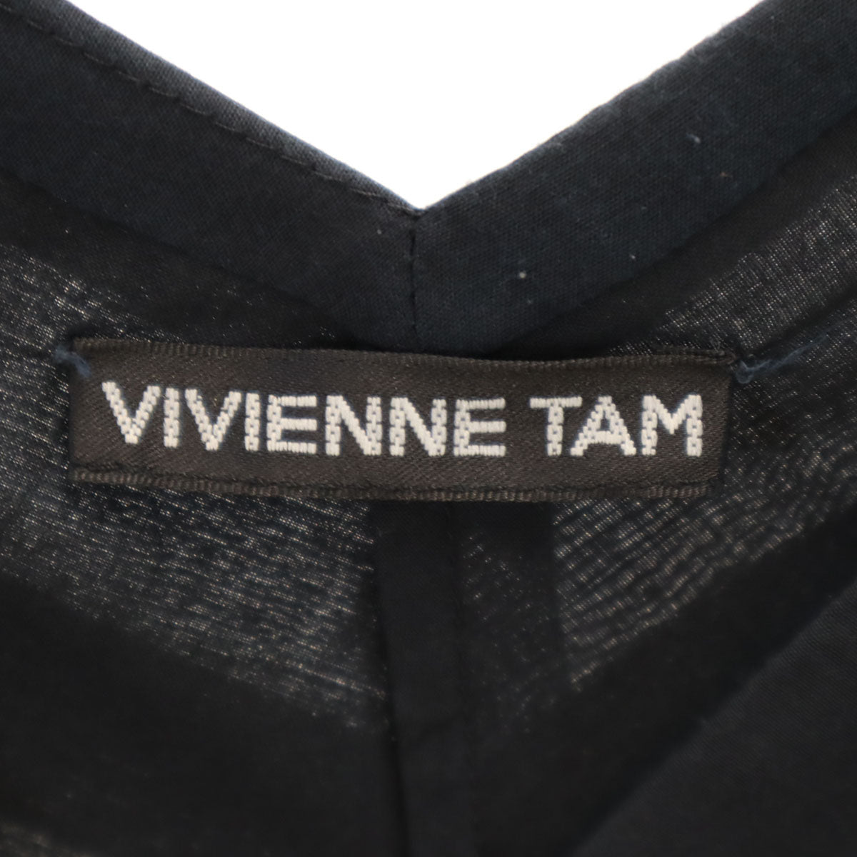VIVIENNE TAM ヴィヴィアンタム ノースリーブ カットソー 0 ブラック レディース
