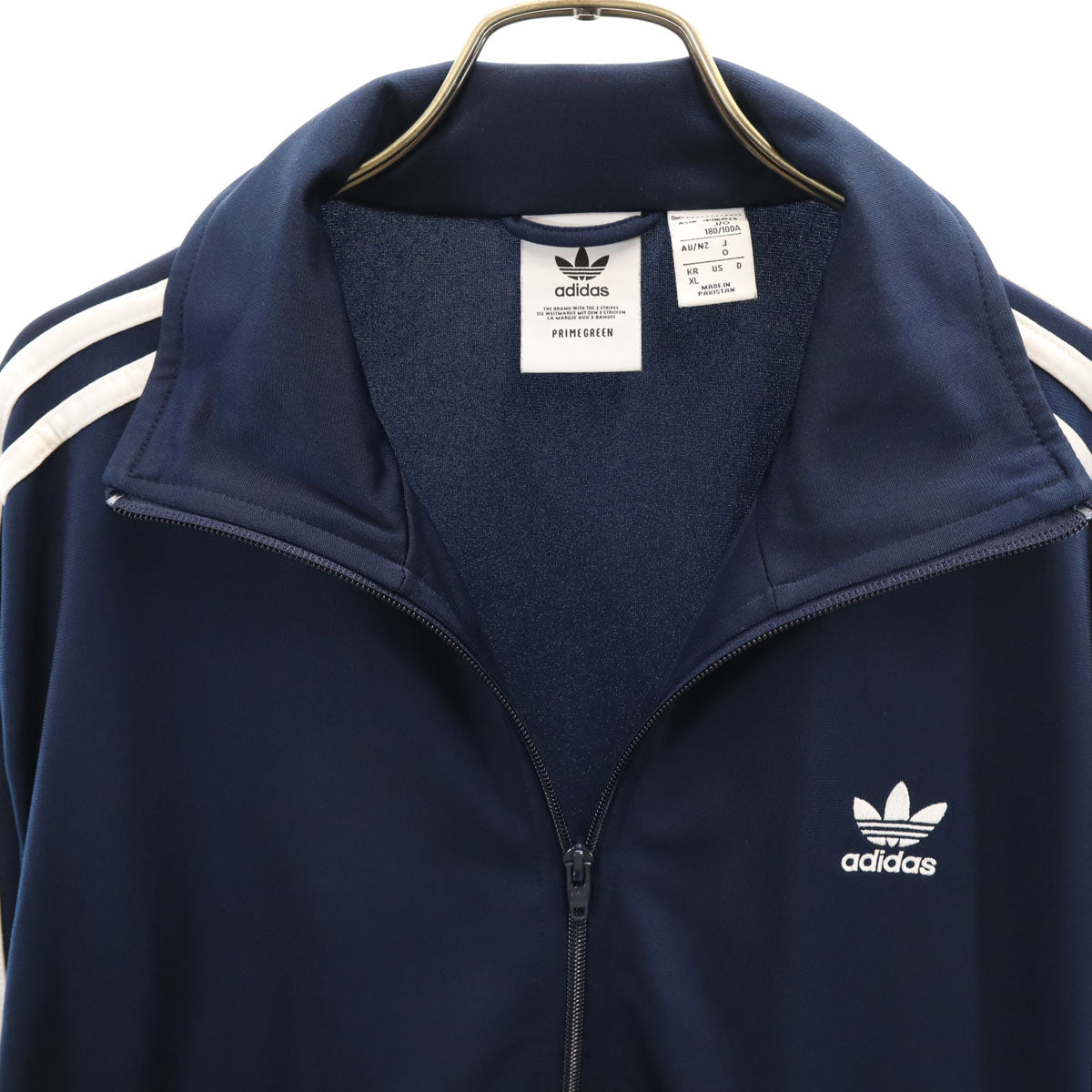 adidas アディダス トレフォイルロゴ トラックジャケット O ネイビー ジャージ メンズ