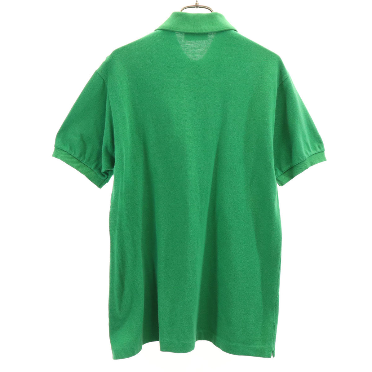 CHEMISE LACOSTE シュミーズラコステ 80s フランス製 ヴィンテージ 半袖 ポロシャツ 4 グリーン 鹿の子 メンズ