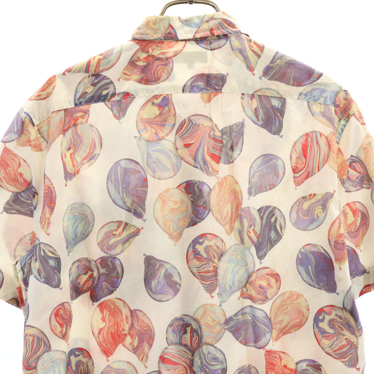 PAUL SMITH COLLECTION ポールスミスコレクション 日本製 風船柄 半袖 シャツ L ベージュ メンズ