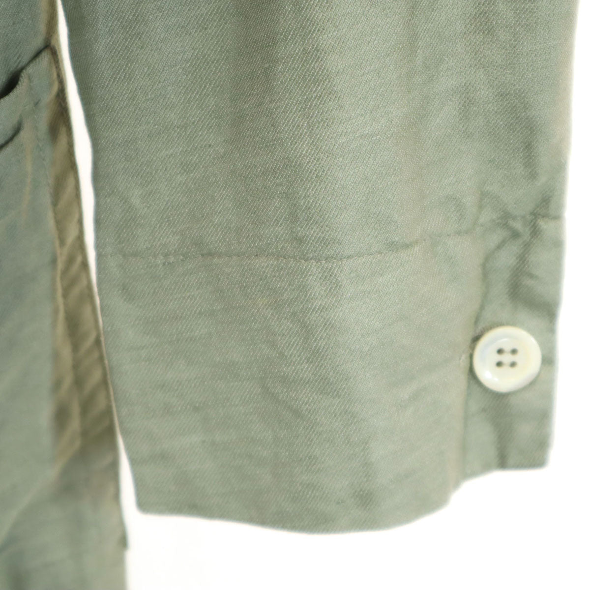 LANVIN ランバン 80s フランス製 リネンブレンド ヴィンテージ ダブル