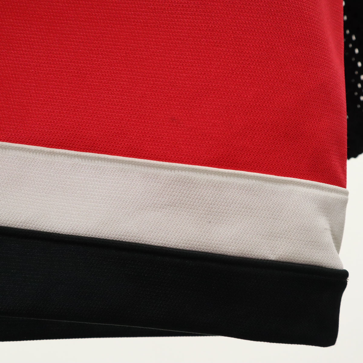 adidas アディダス 80s 日本製 デサント製 ヴィンテージ トレフォイルロゴ 長袖 メッシュ ピステ L-O ブラック デサント メンズ