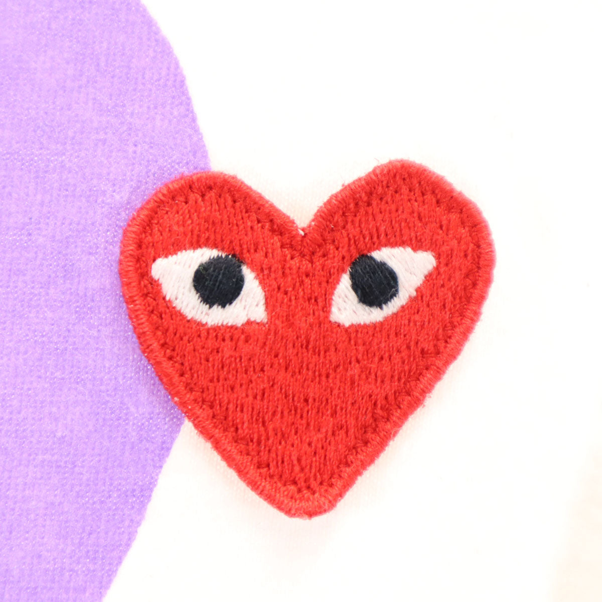 PLAY COMME des GARCONS プレイコムデギャルソン 半袖 Tシャツ S ホワイト メンズ