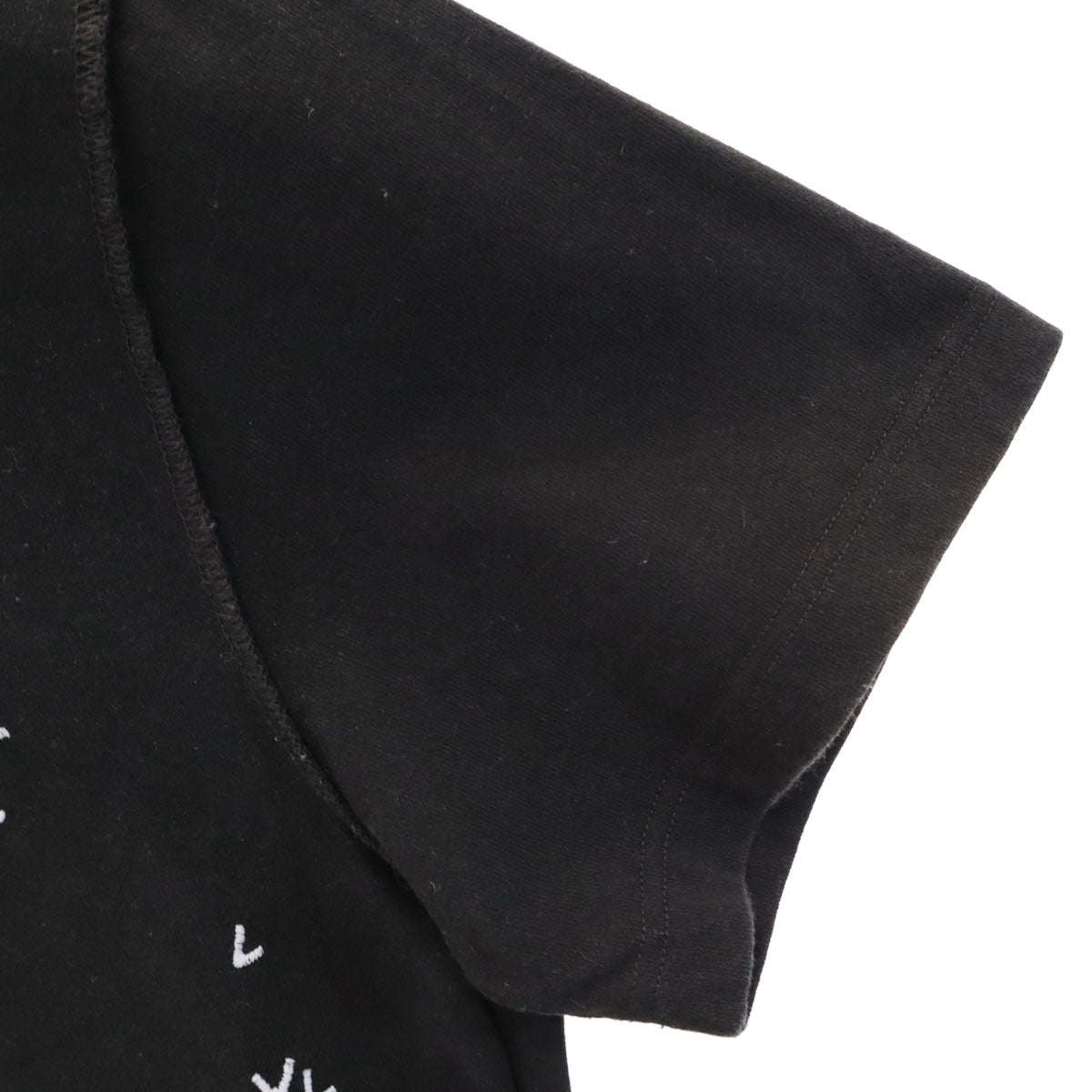 LOUIS VUITTON ルイヴィトン イタリア製 LV刺繍 半袖 Tシャツ M ブラック メンズ