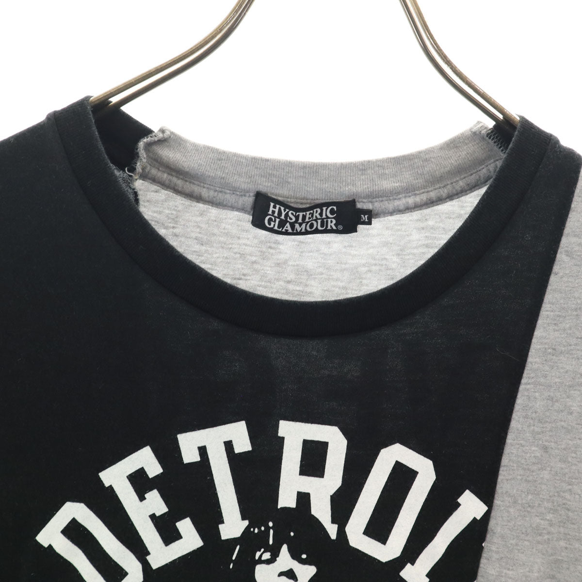HYSTERIC GLAMOUR ヒステリックグラマー 日本製 半袖 Tシャツ M グレー メンズ