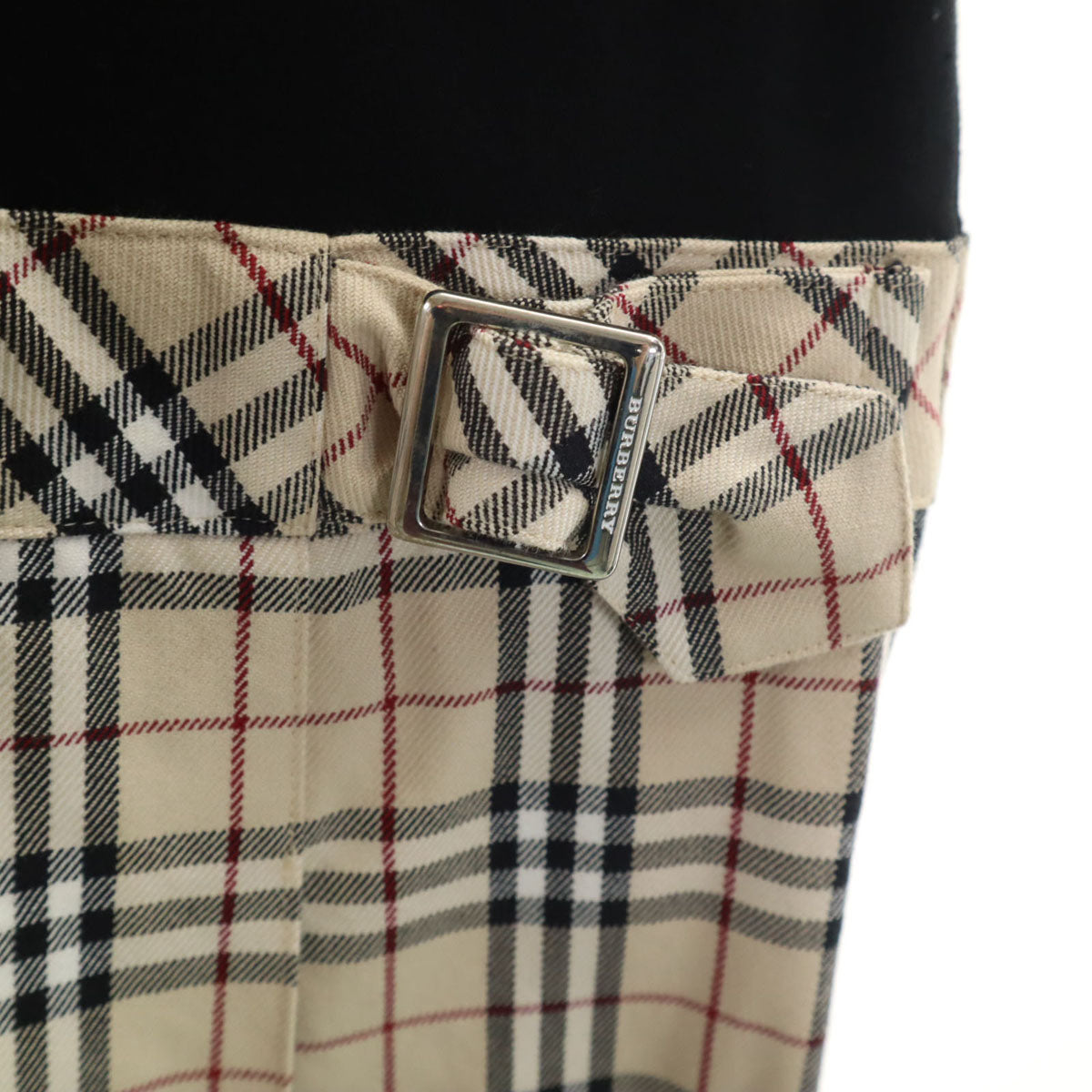 BURBERRY LONDON バーバリーロンドン 日本製 ノバチェック 半袖 ワンピース 150 ブラック 三陽商会 キッズ