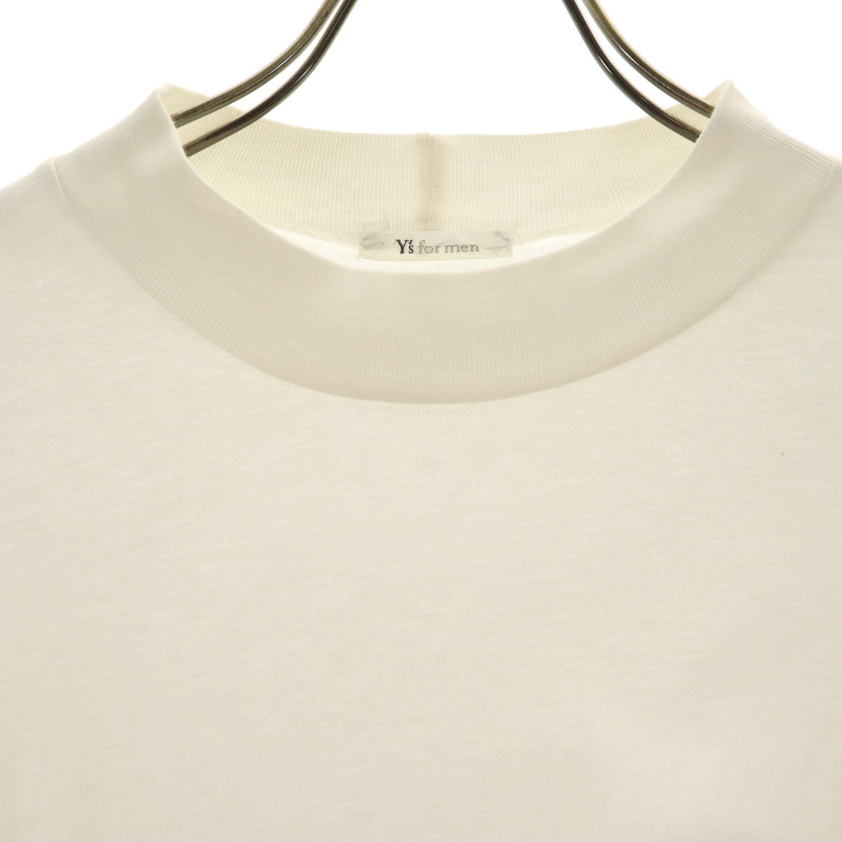 Y’s for men ワイズフォーメン 日本製 長袖 Tシャツ ホワイト ロンT ヨウジヤマモト メンズ