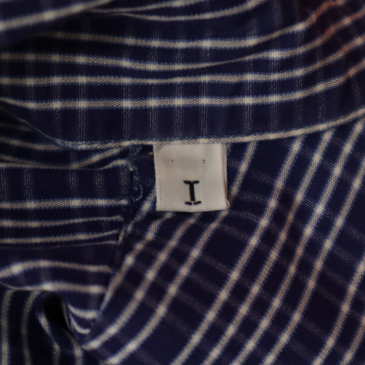 Vivienne Westwood ヴィヴィアンウエストウッド イタリア製 オールド チェック柄 長袖 シャツ 1 ネイビー レディース