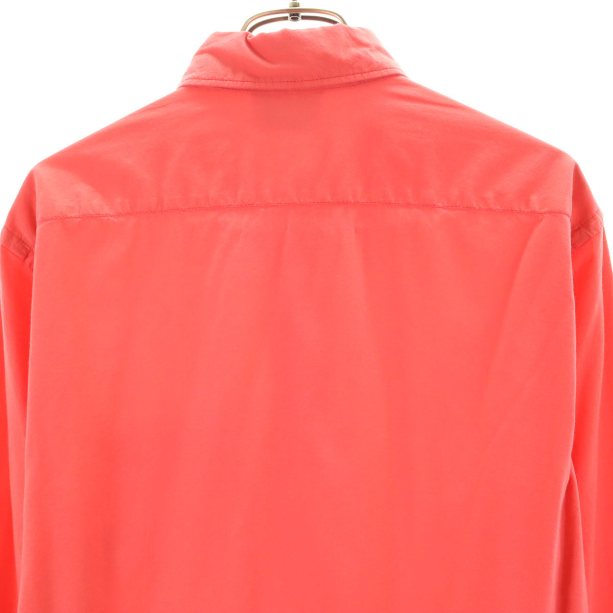 PRADA プラダ 長袖 ボタンダウンシャツ 41 レッド メンズ