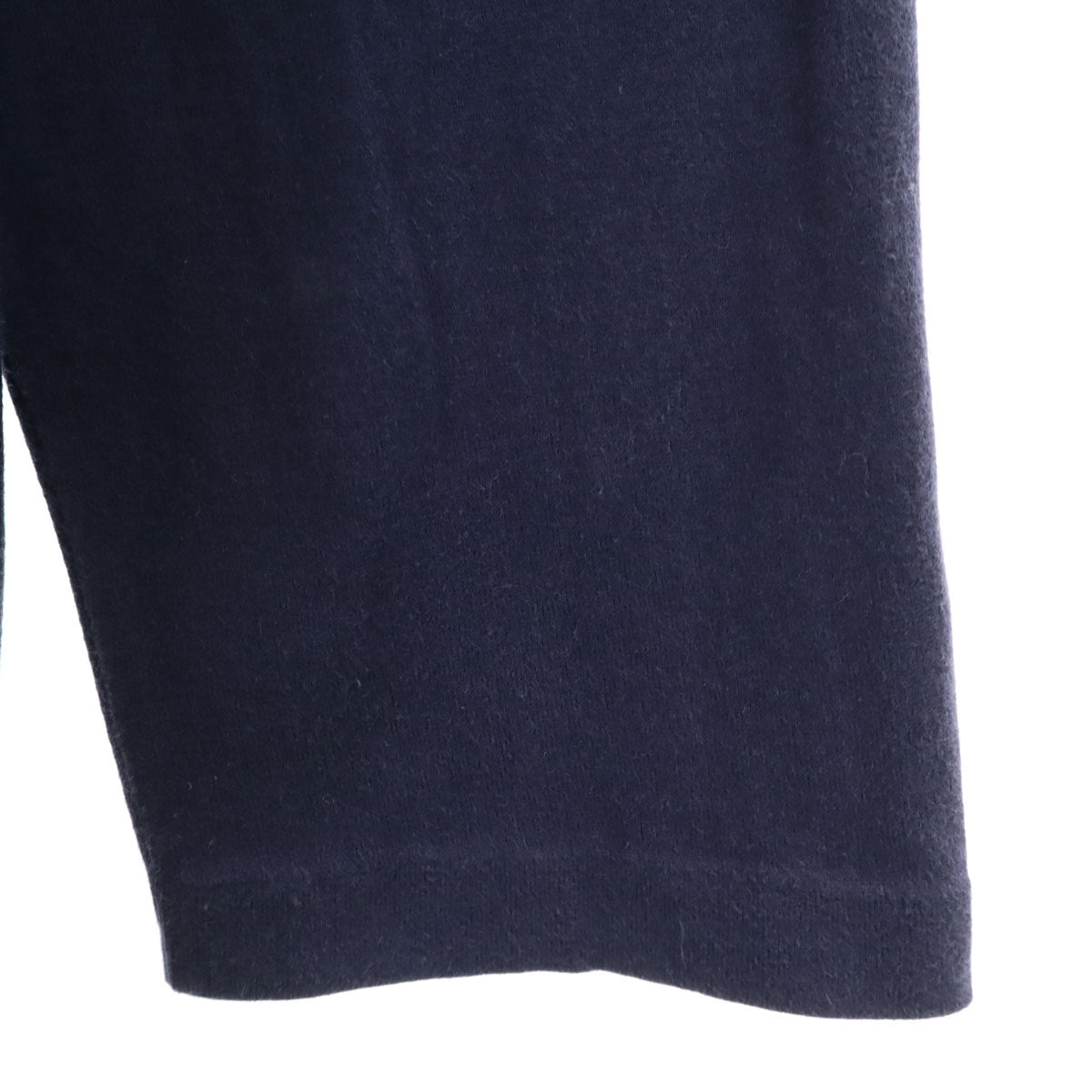 Y’s for men ワイズフォーメン 長袖 天竺ジャージー生地 ポロシャツ ネイビー メンズ