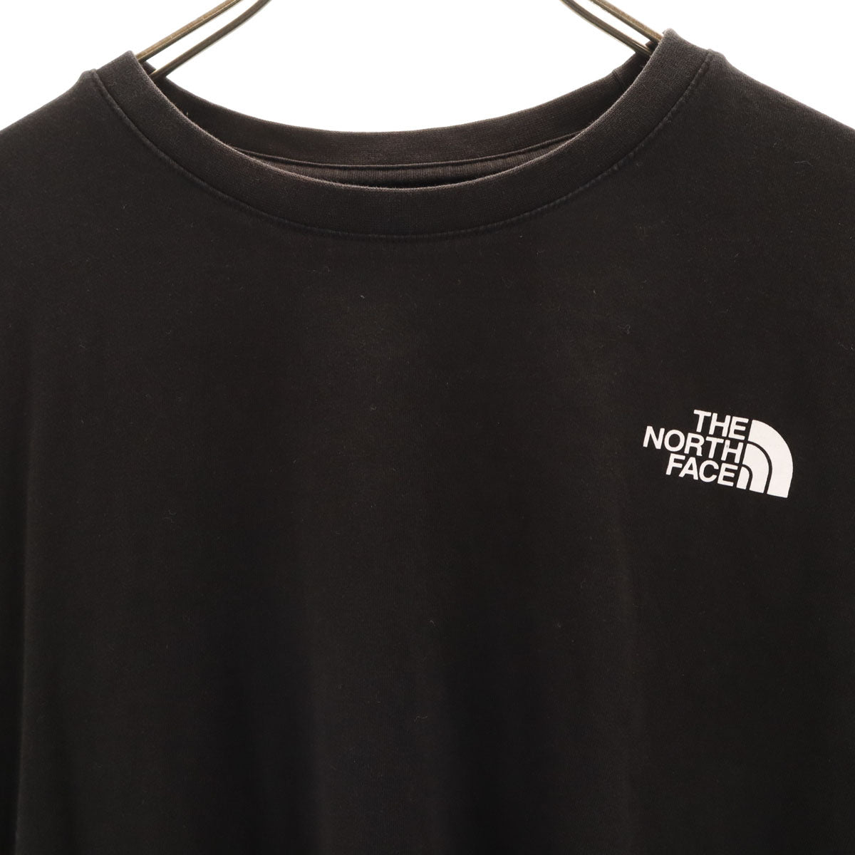 THE NORTH FACE ノースフェイス バックプリント 半袖 Tシャツ L ブラック NT7UN48A アウトドア メンズ