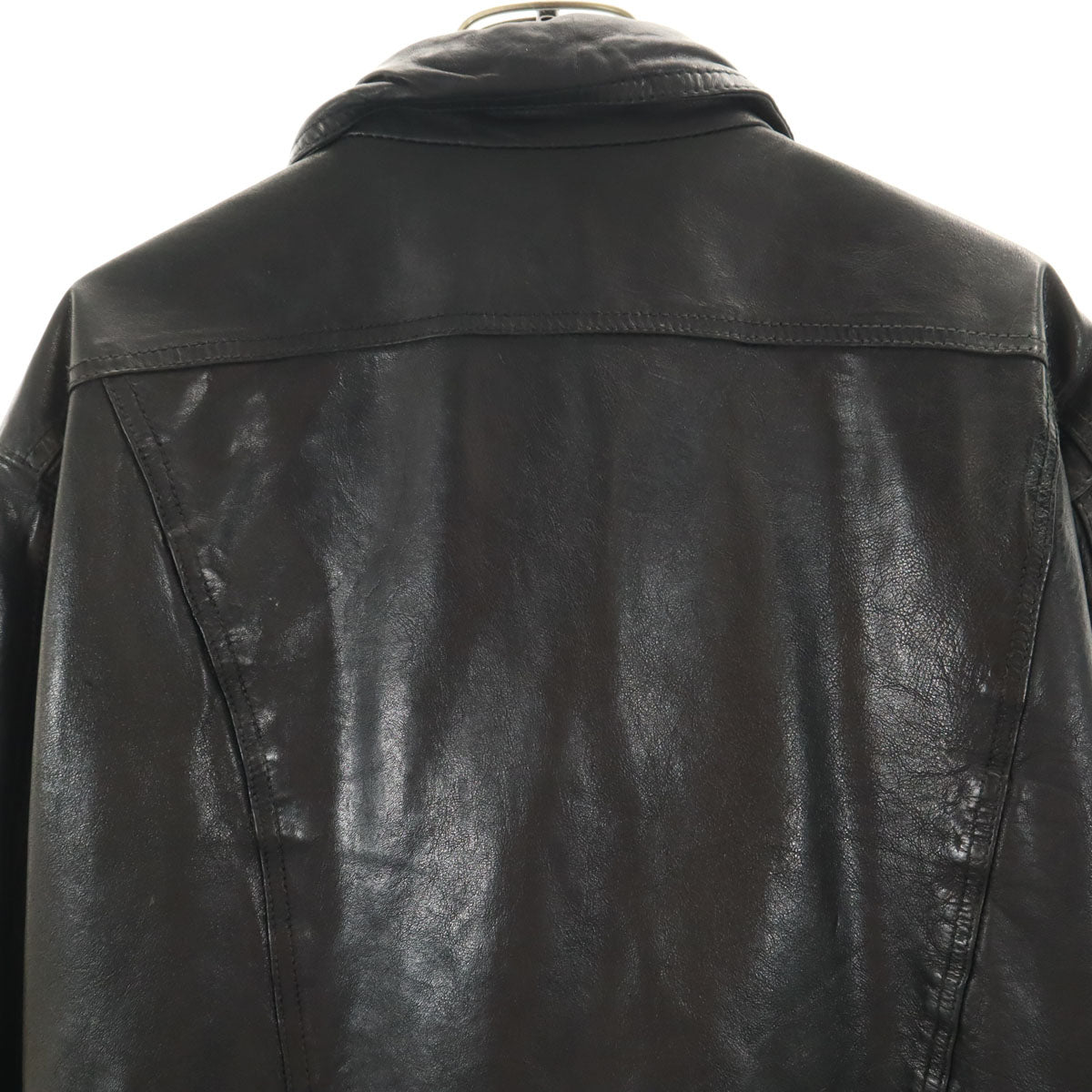 ロイヤルフラッシュ 羊革 レザージャケット L ブラック メンズ