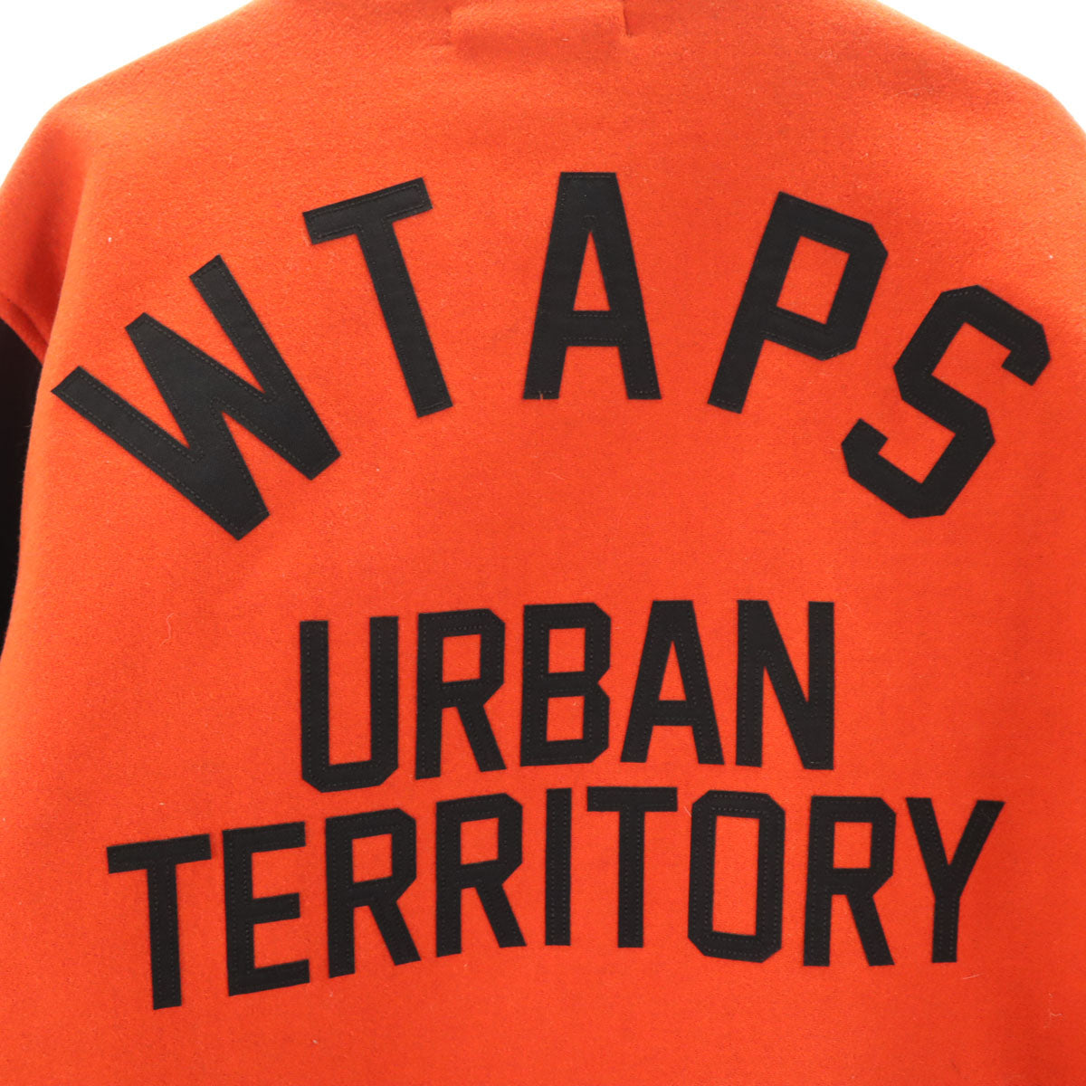 WTAPS ダブルタップス 18AW バックロゴ メルトン スタジャン 2 オレンジ 中綿 182BRDT-JKM04 メンズ