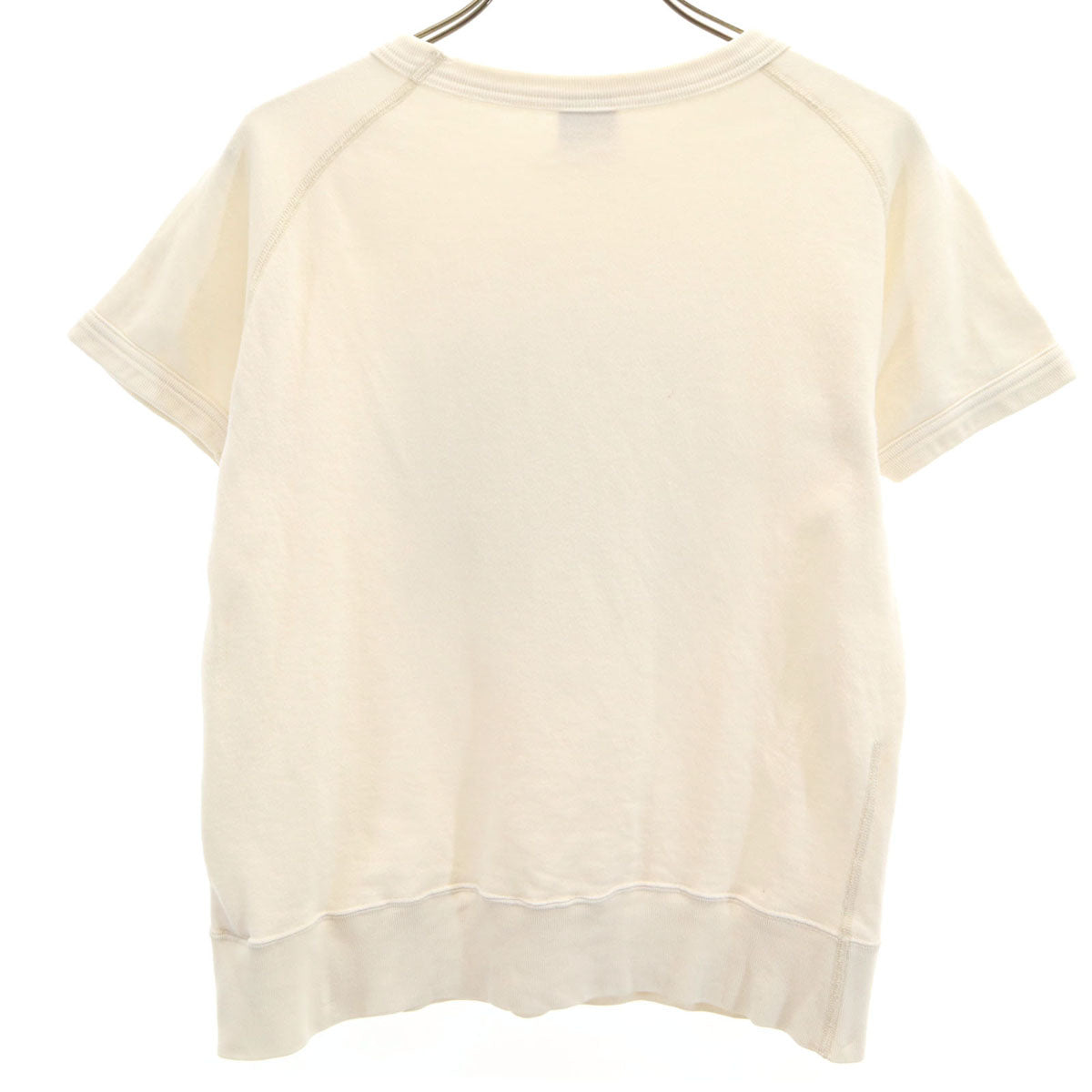 HYSTERIC GLAMOUR ヒステリックグラマー 日本製 半袖 スウェット Tシャツ FREE アイボリー レディース