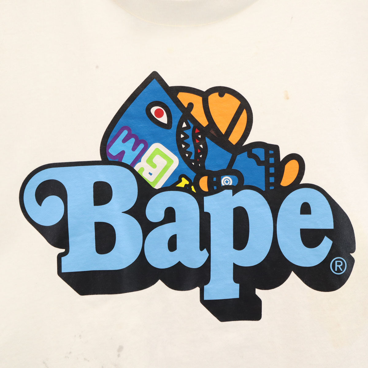 A BATHING APE アベイシングエイプ 半袖 Tシャツ XS ホワイト メンズ