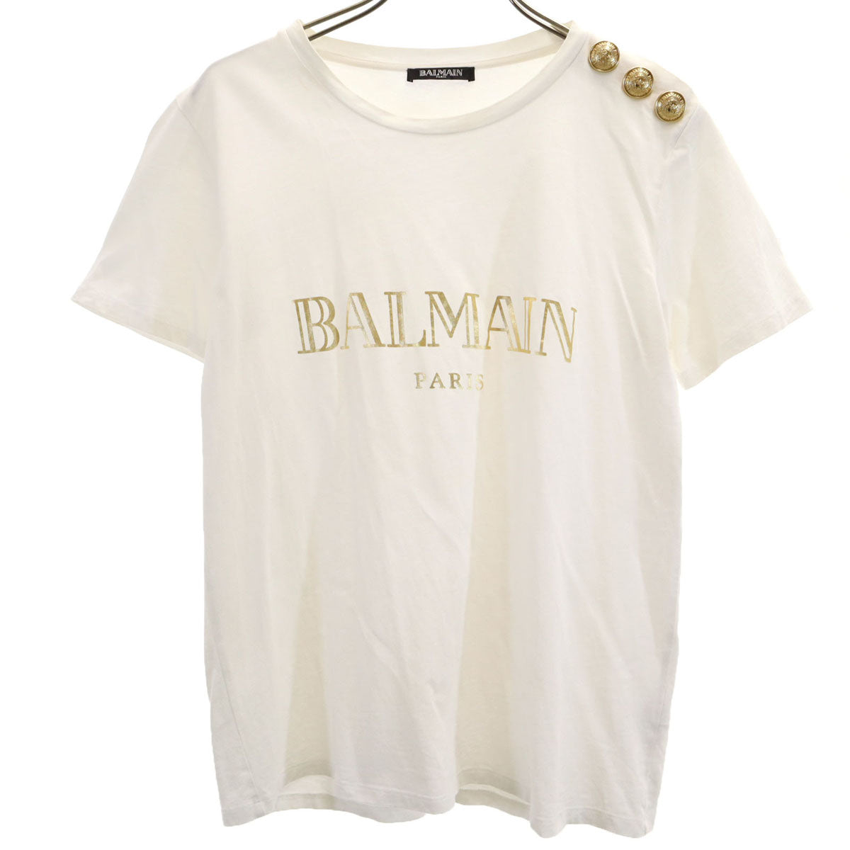 BALMAIN バルマン 半袖 Tシャツ 36 ホワイト レディース