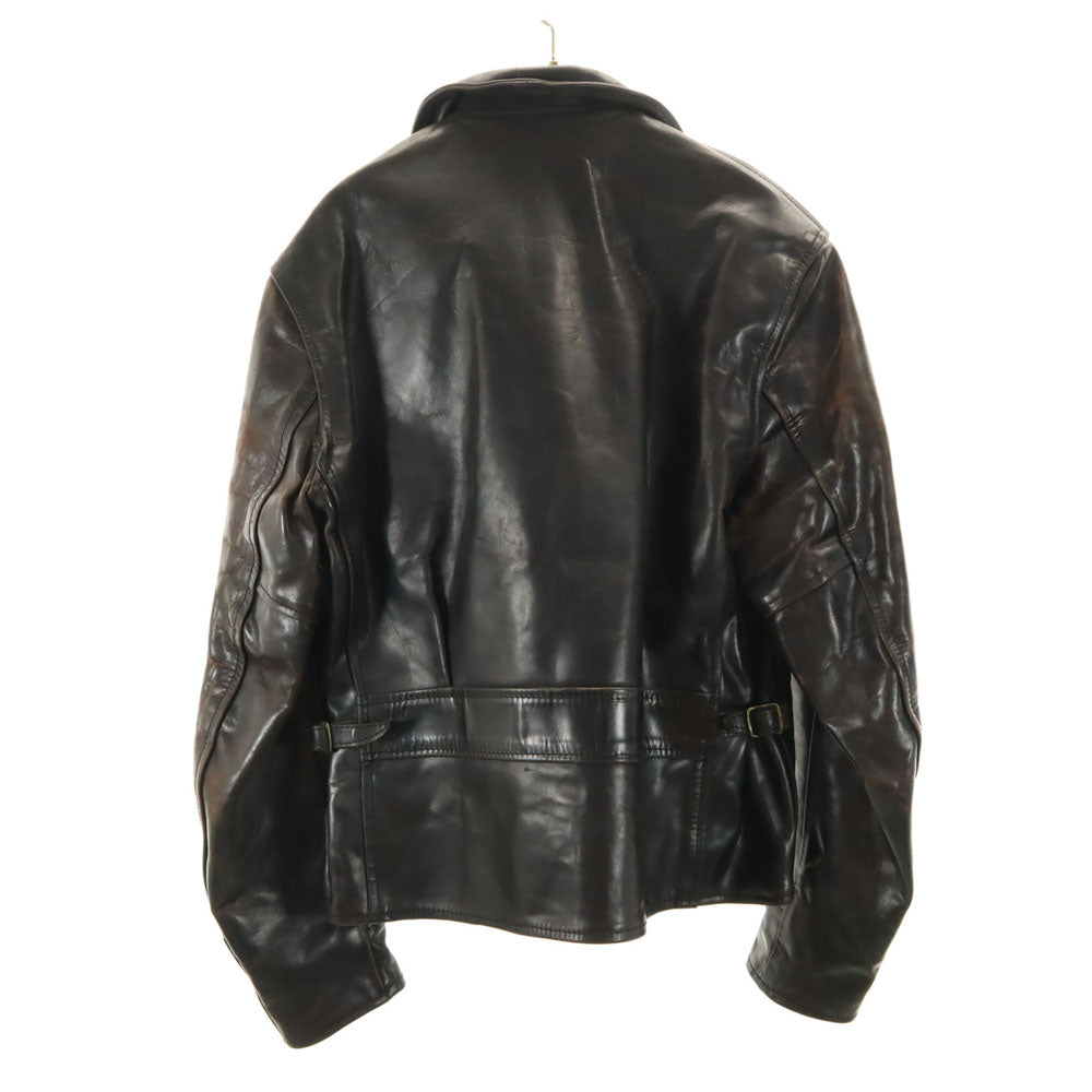 ★美品★ AERO LEATHER エアロレザーブラック レザージャケット 38 エアロレザー スコットランド製 レザージャケット 38 ブラック