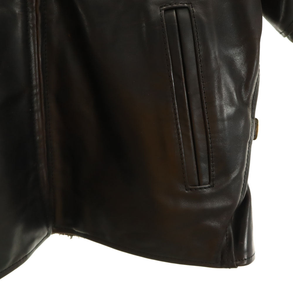 AERO LEATHER エアロレザー スコットランド製 レザージャケット 38 ブラック メンズ