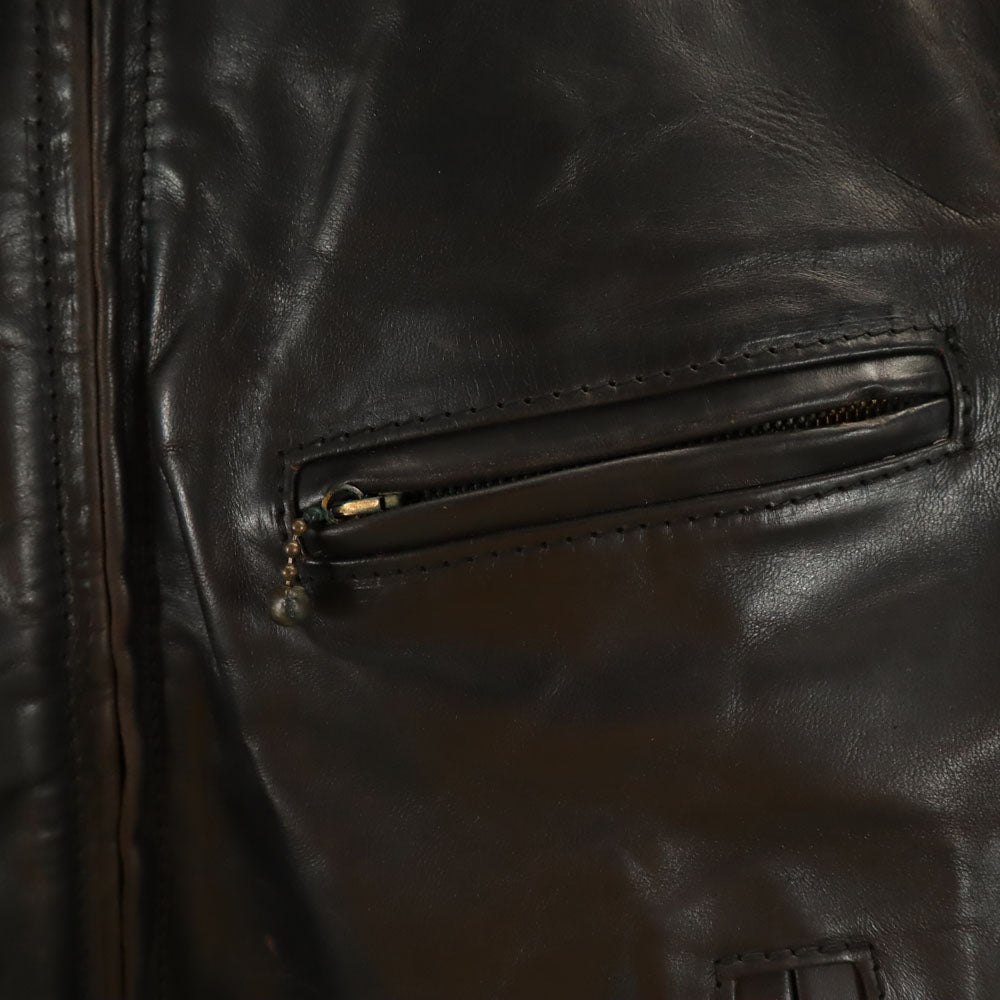 AERO LEATHER エアロレザー スコットランド製 レザージャケット 38 ブラック メンズ