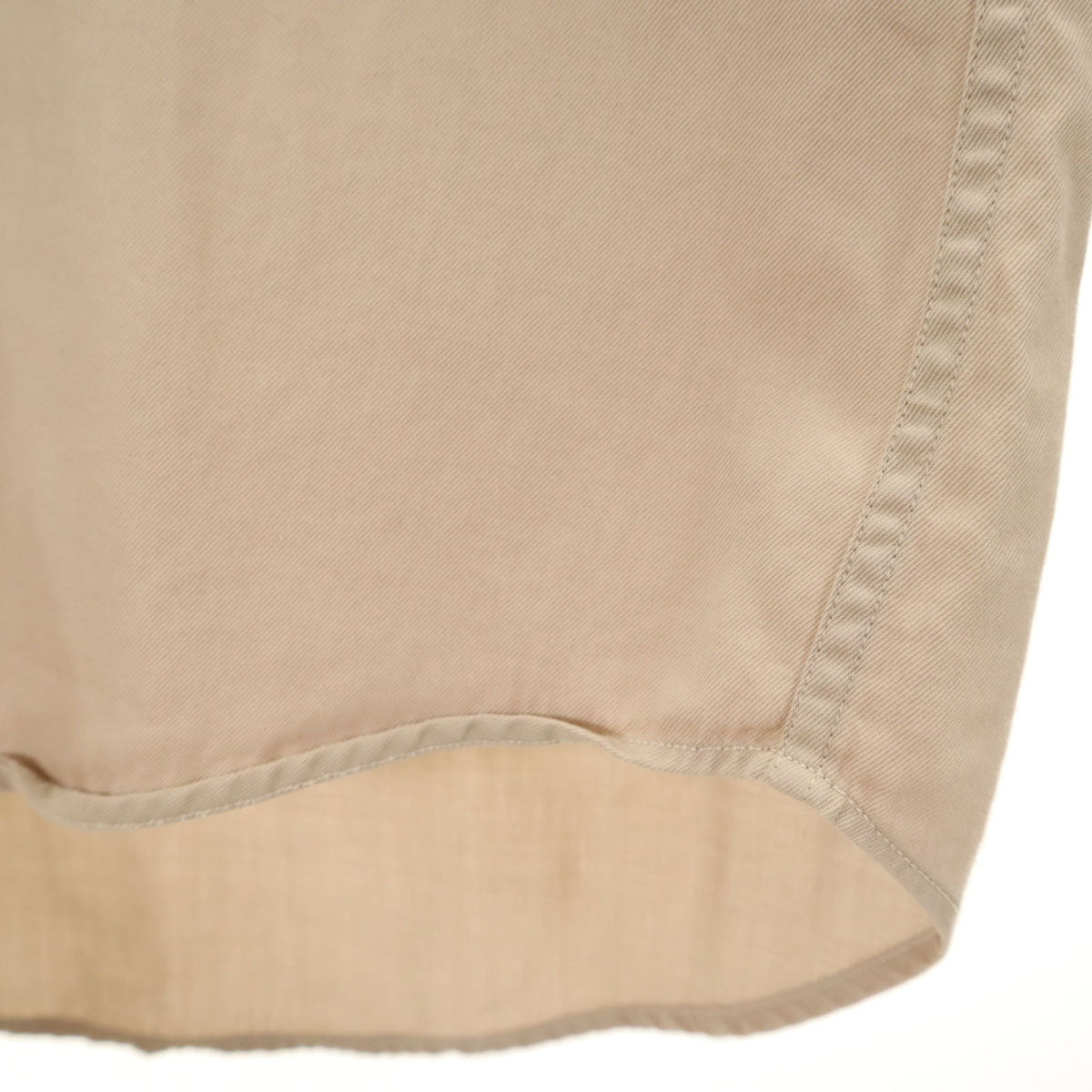 GUCCI グッチ イタリア製 長袖 スキニー ボタンダウンシャツ 38 ベージュ メンズ