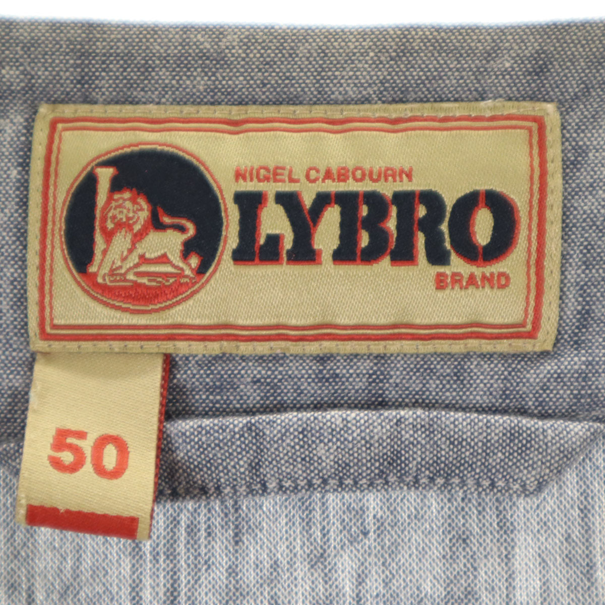 ナイジェルケーボン ライブロ ポルトガル製 長袖 ノーカラーシャツ 50 グレー メンズ