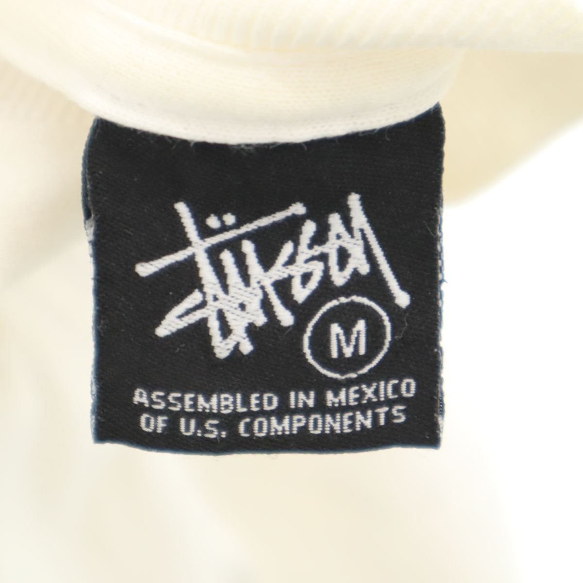 STUSSY ステューシー 半袖 Tシャツ M ホワイト メンズ