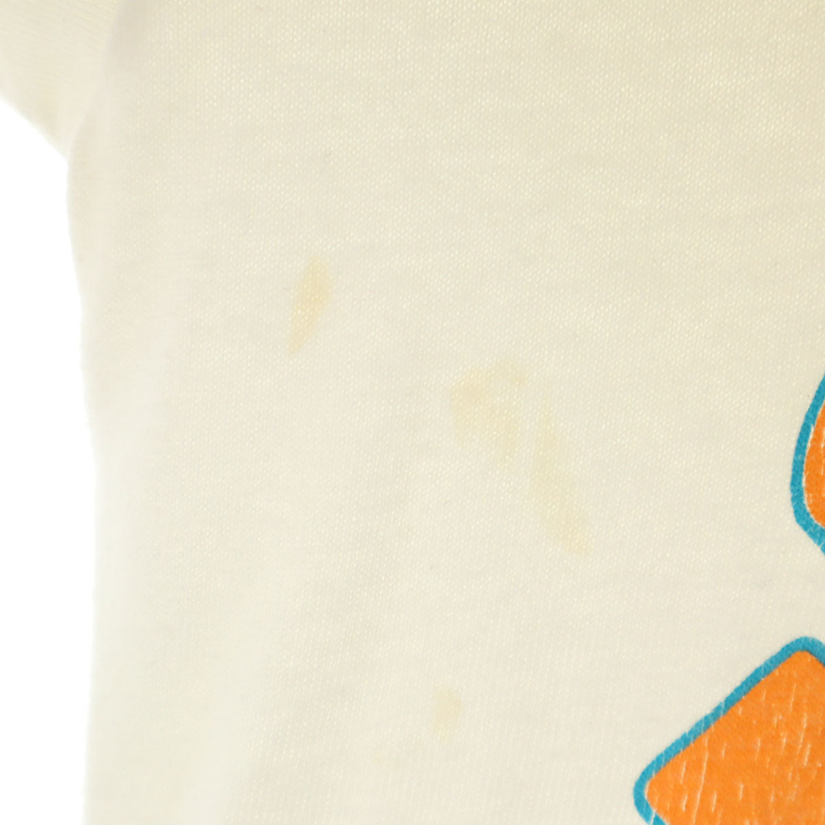 STUSSY ステューシー 90s 00s USA製 オールド 紺タグ 半袖 Tシャツ S アイボリー メンズ