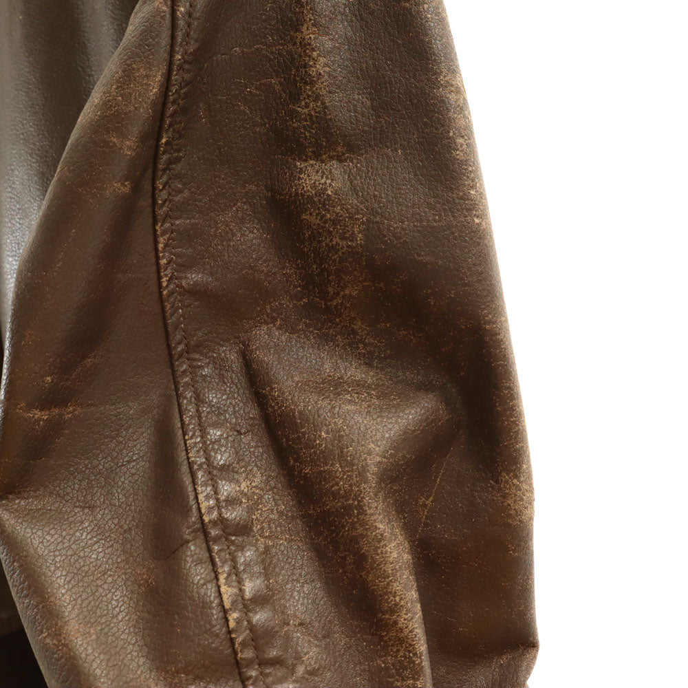 US NAVY アメリカ海軍 70s ヴィンテージ スコビルジップ G-1 フライトジャケット 42 ブラウン メンズ