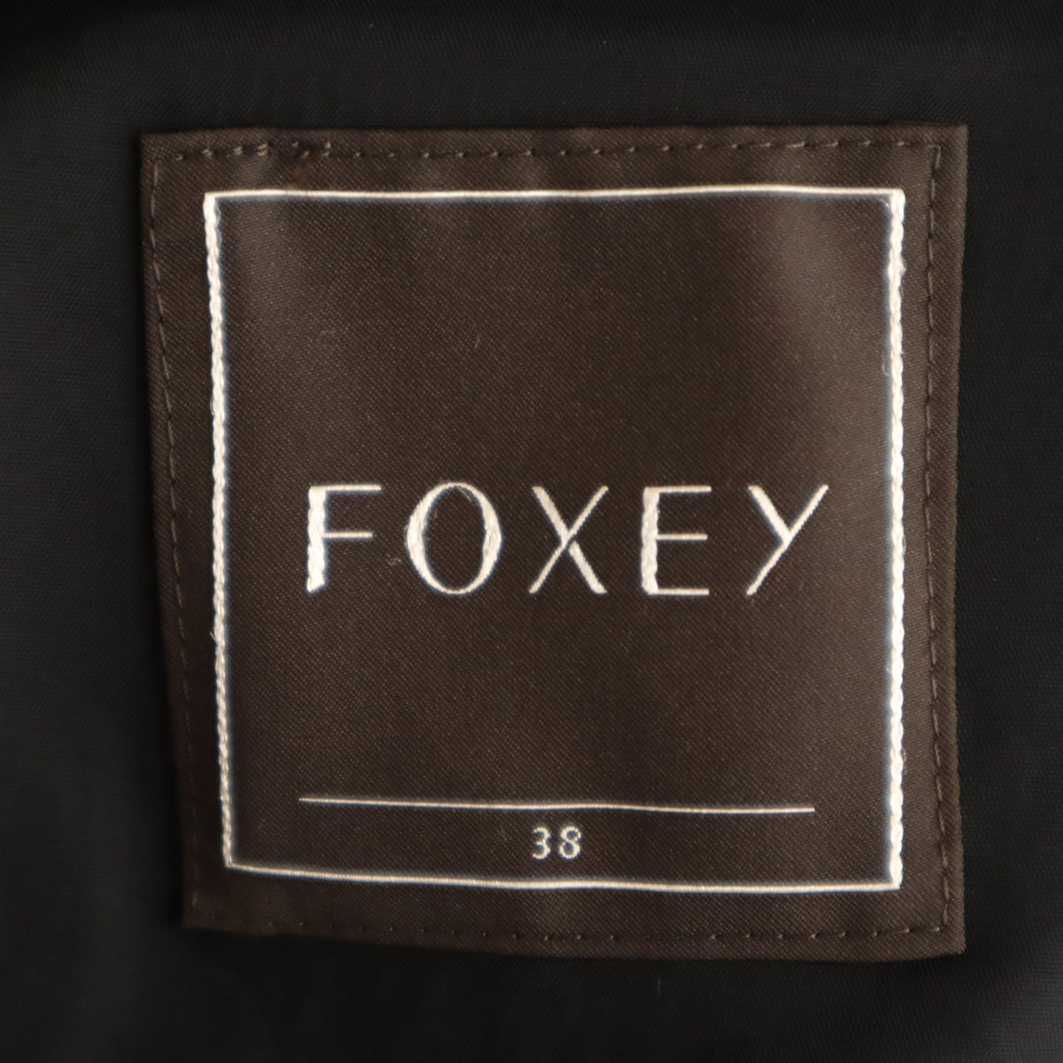 FOXEY フォクシー 日本製 テーラードジャケット 38 ブラック メンズ