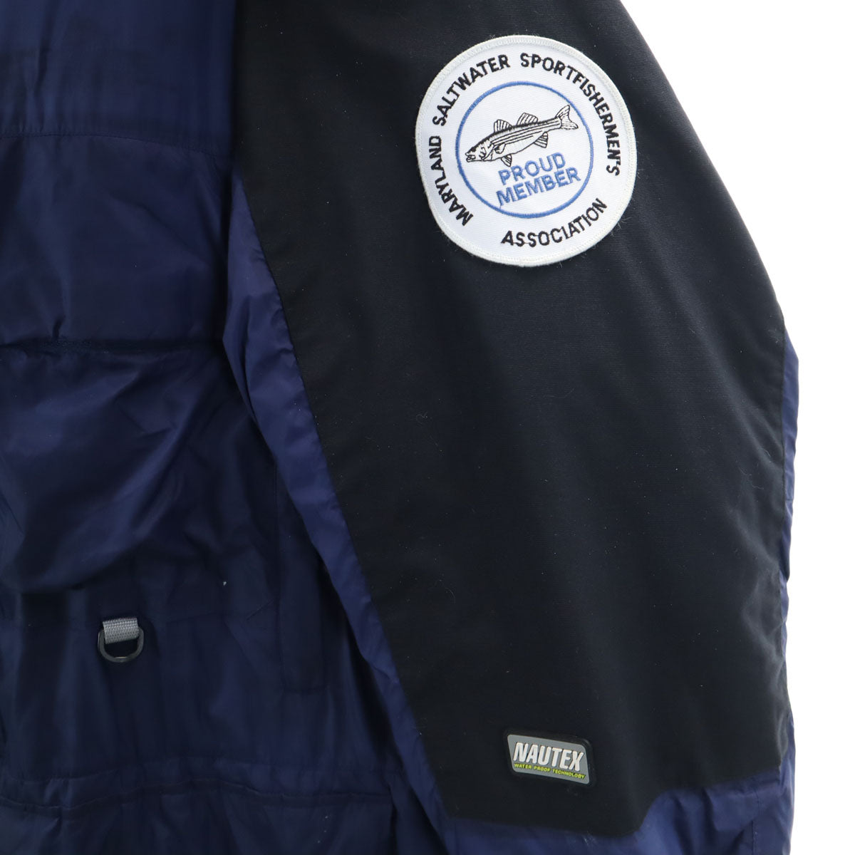 NAUTICA COMPETITION ノーティカ コンペティション 90s オールド ナイロンジャケット XL ブルー フード付き アウトドア メンズ