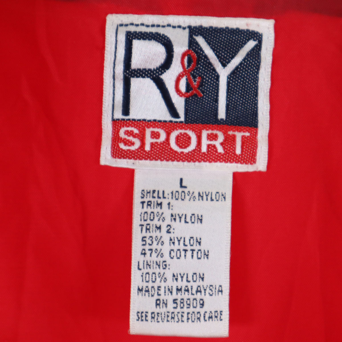 90s オールド 長袖 アノラックパーカー L レッド アウトドア メンズ