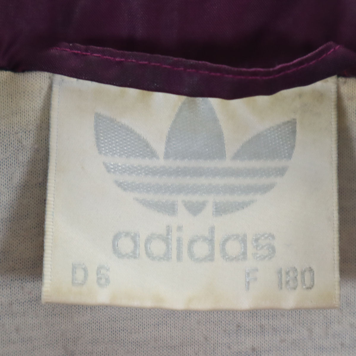 adidas アディダス 80s ヴィンテージ トレフォイルロゴ ナイロンジャケット M ブラック メンズ