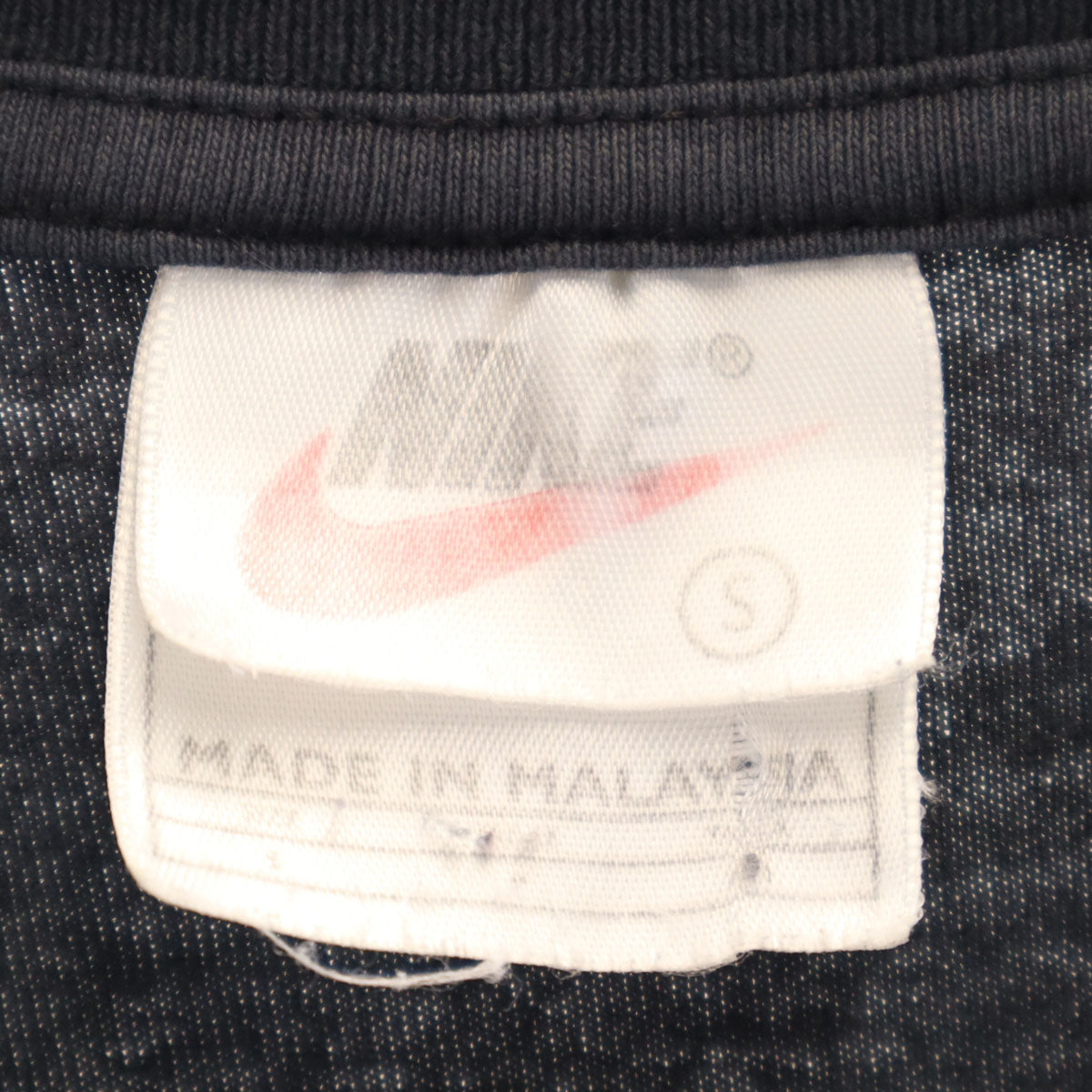 NIKE ナイキ 90s 00s オールド バックロゴ 半袖 Tシャツ S ブラック メンズ