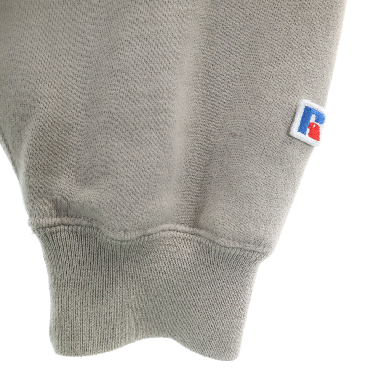 NEIGHBORHOOD ネイバーフッド リバースウィーブ仕様 長袖 トレーナー L ベージュ ×RUSSSELL ATHLETIC メンズ