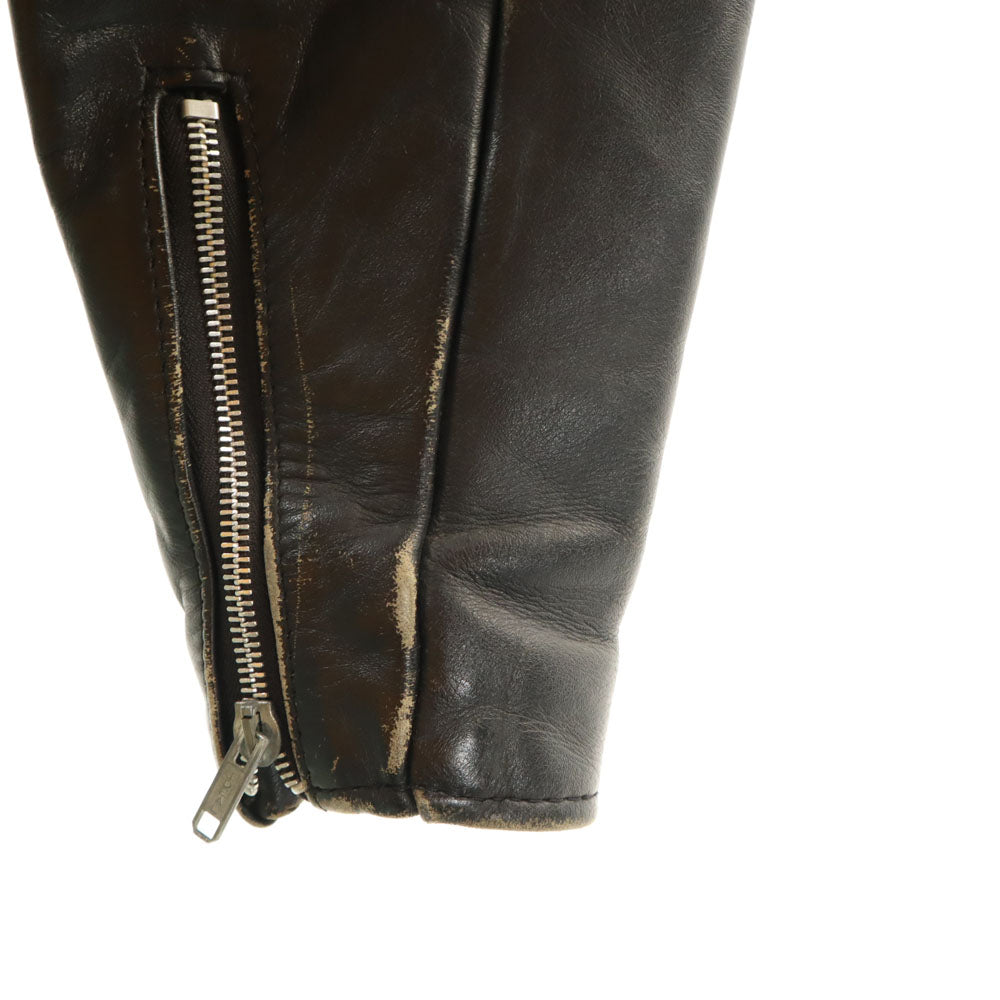 schott ショット 80s 90s オールド USA製 ダブルライダースジャケット 38 ブラック メンズ