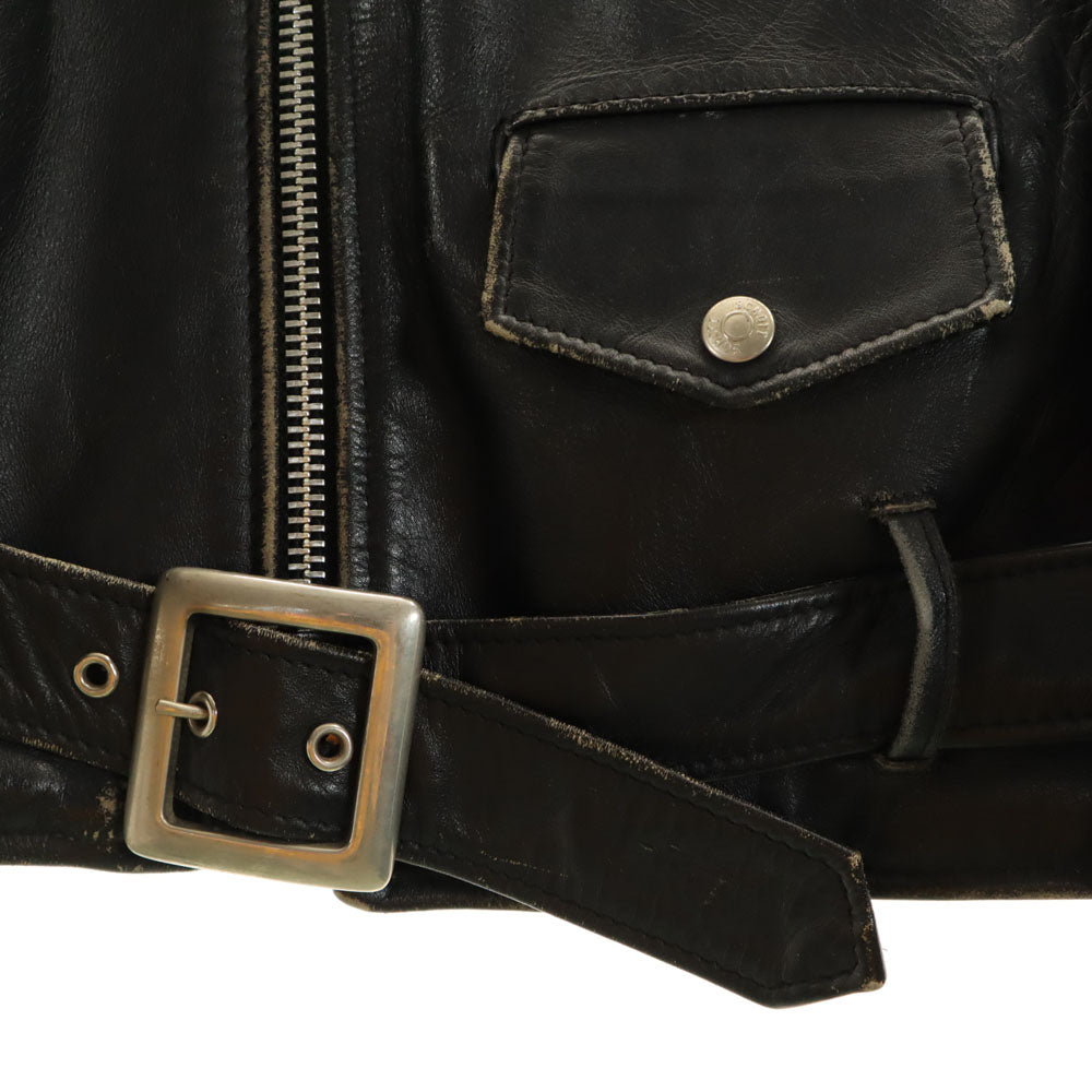 schott ショット 80s 90s オールド USA製 ダブルライダースジャケット 38 ブラック メンズ