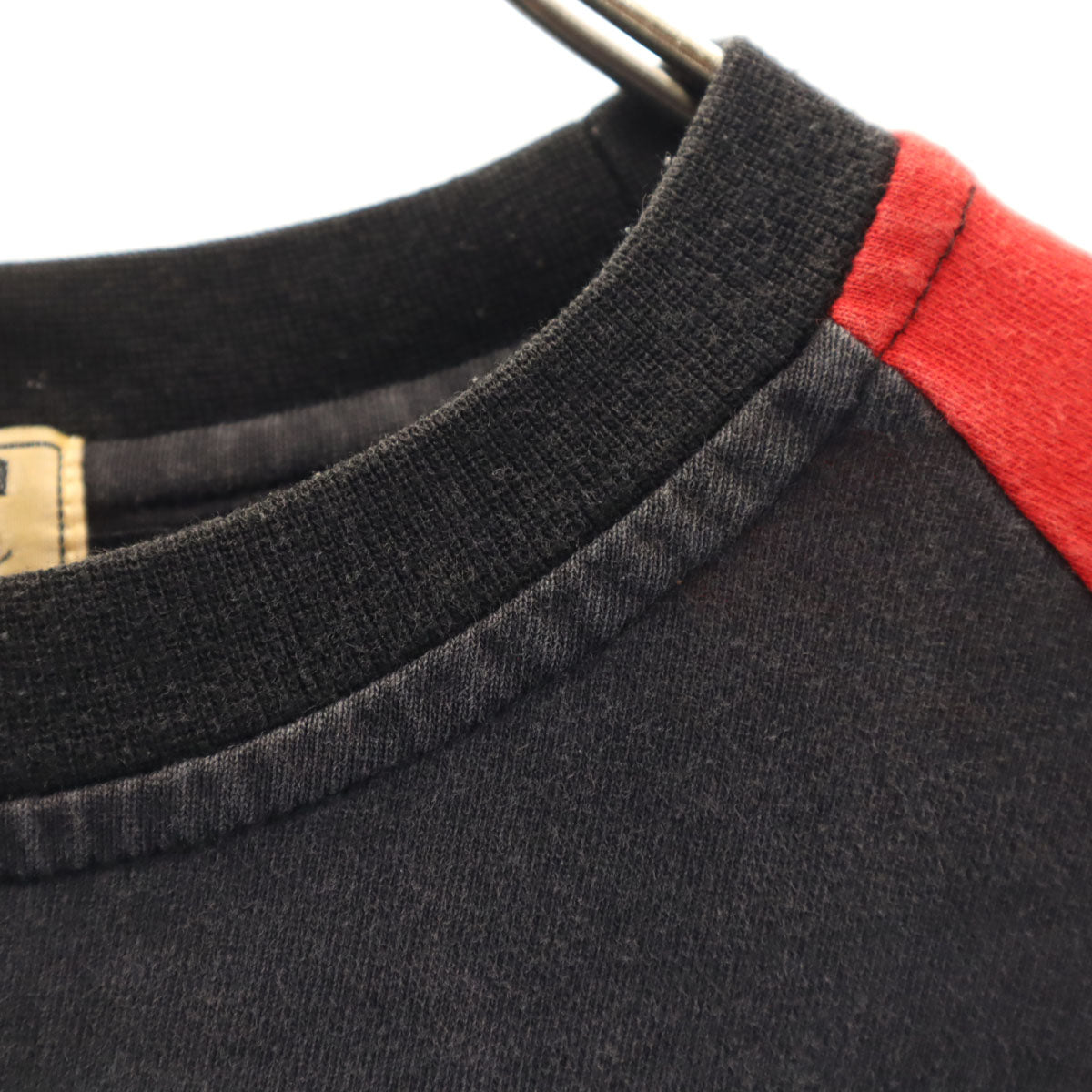 VANSON Cottons バンソンコットンズ ワッペン 長袖 Tシャツ S ブラック ロンT メンズ