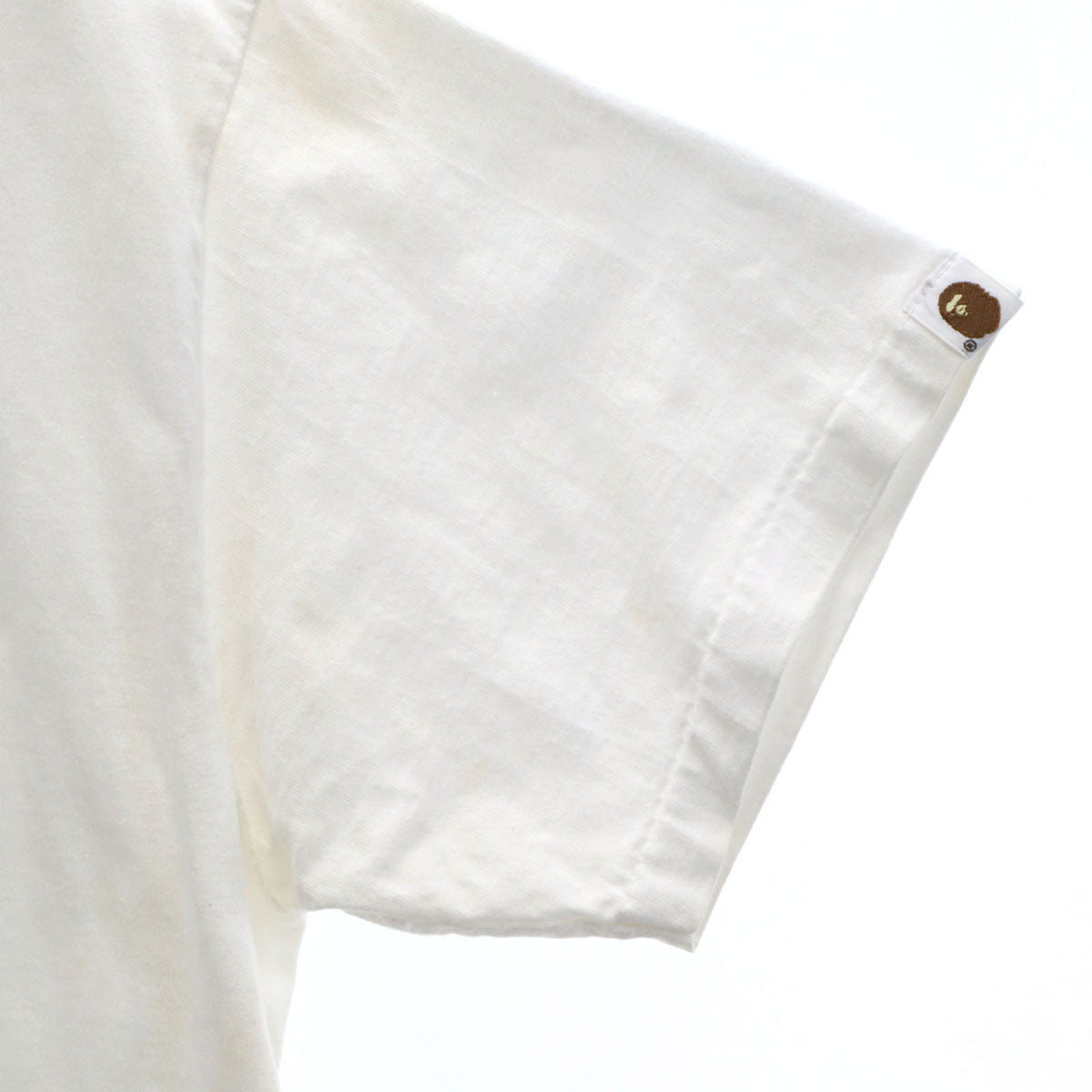 A BATHING APE アベイシングエイプ 半袖 Tシャツ L ホワイト メンズ