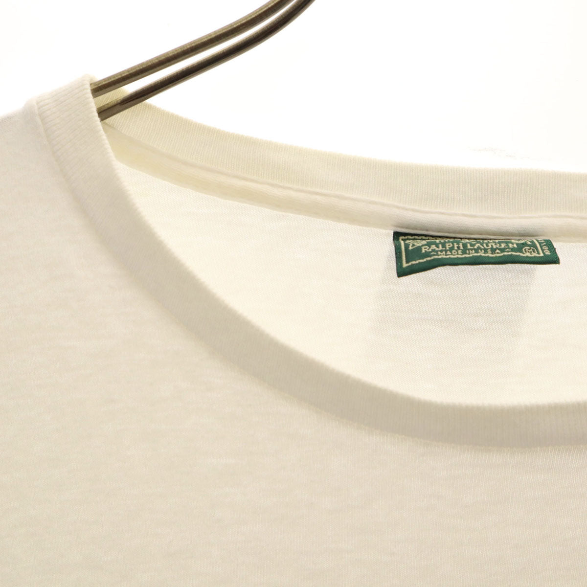 POLO COUNTRY RALPH LAUREN ポロカントリー ラルフローレン 80s 90s USA製 オールド 半袖 Tシャツ ホワイト メンズ