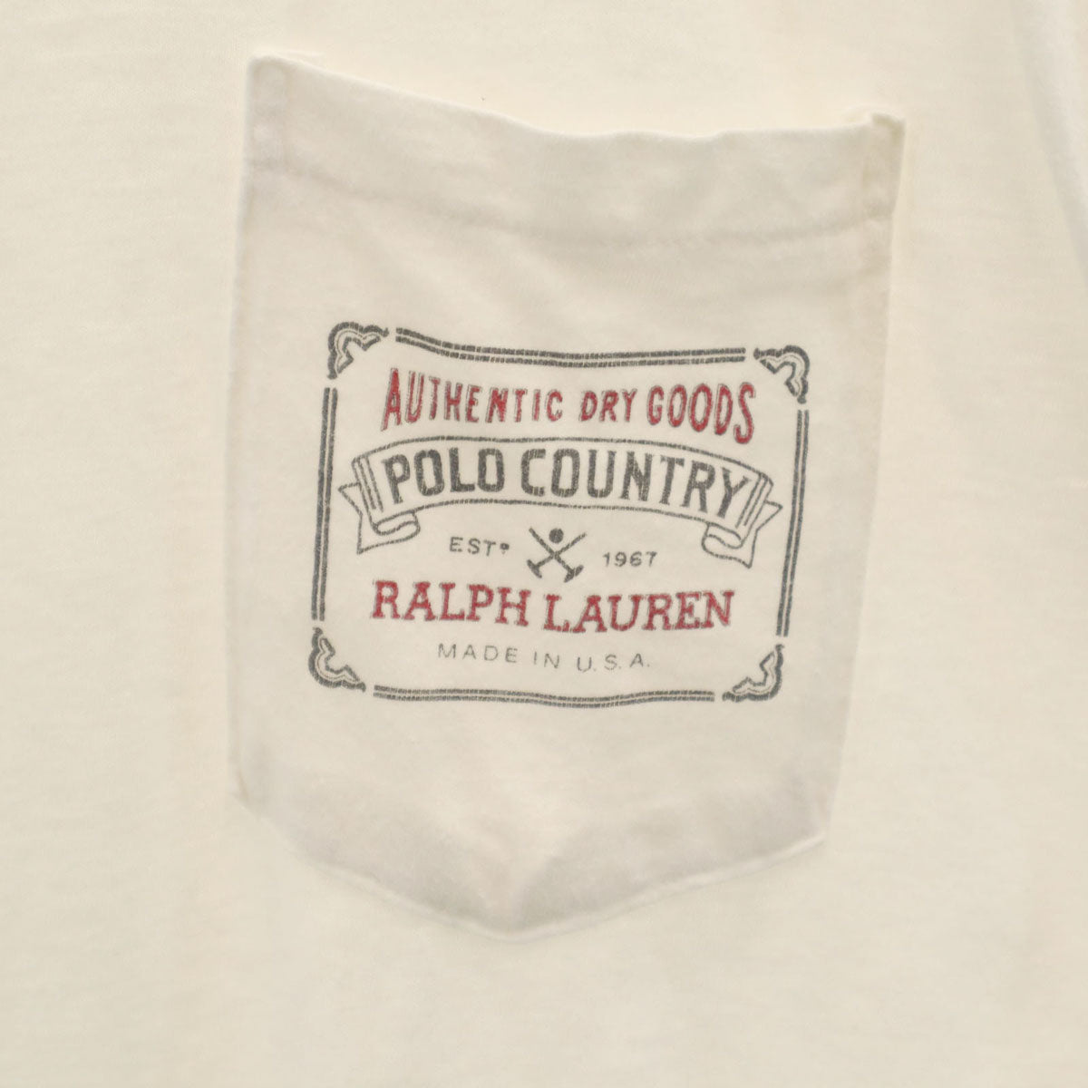 POLO COUNTRY RALPH LAUREN ポロカントリー ラルフローレン 80s 90s USA製 オールド 半袖 Tシャツ ホワイト メンズ